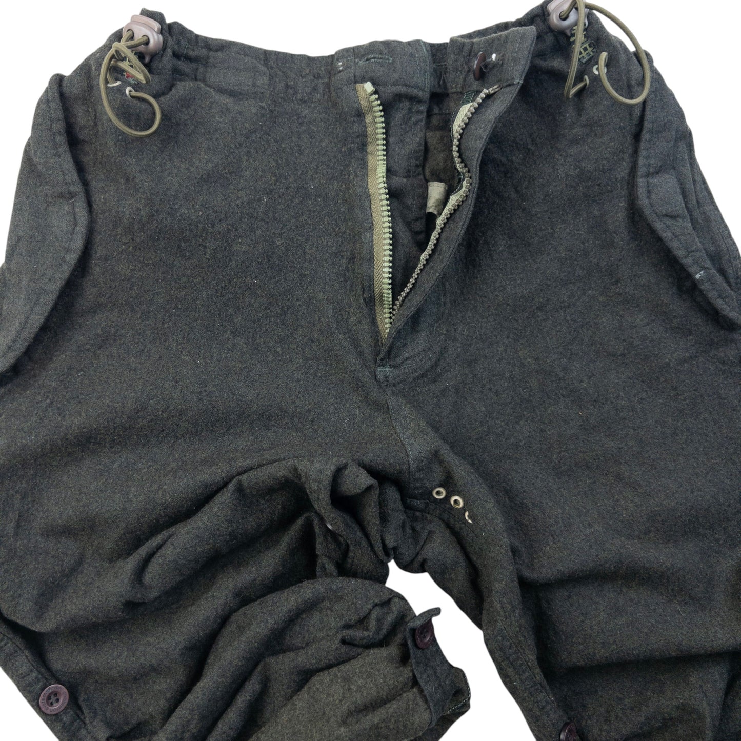 Vintage Maharishi Wool Roll Up Trousers Size S