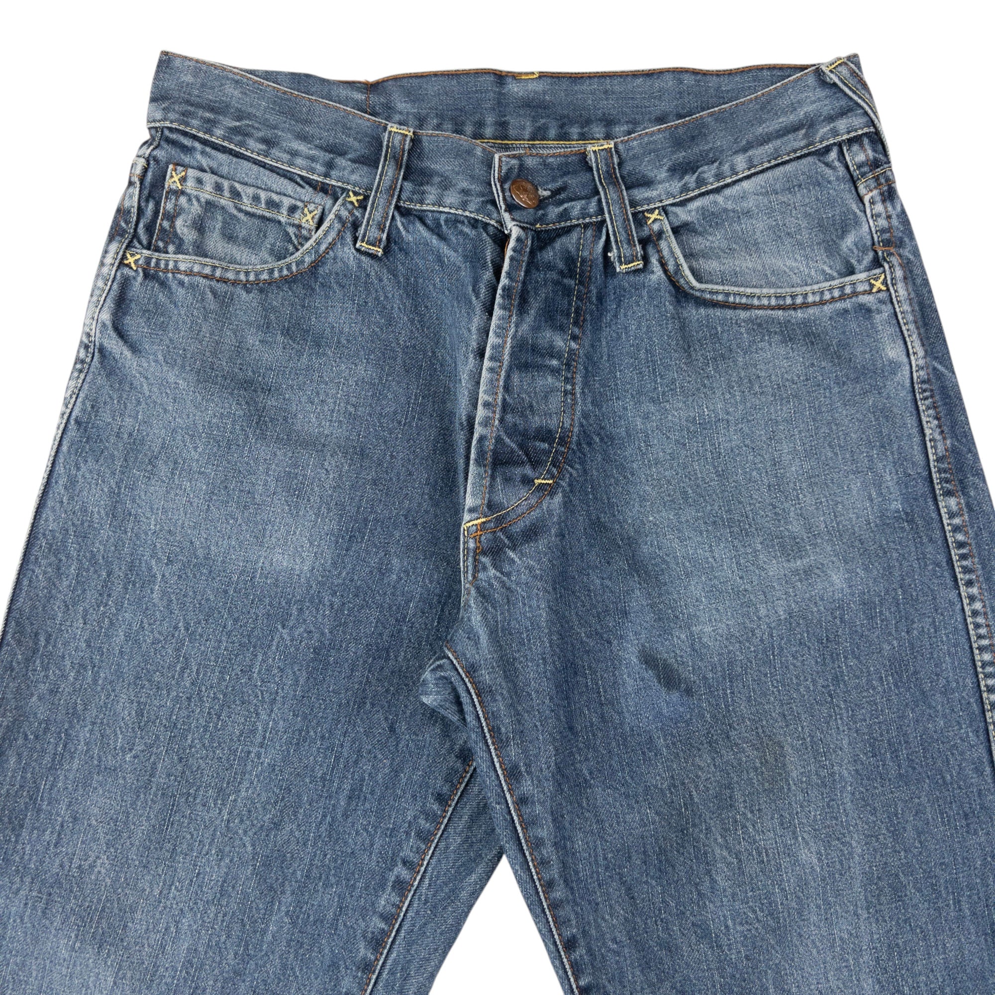 Vintage Evisu Double Gull Embroidered Japanese Denim Jeans Size W29