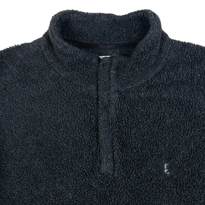 Vintage YSL Yves Saint Laurent Q Zip Fleece Sweatshirt Size XL
