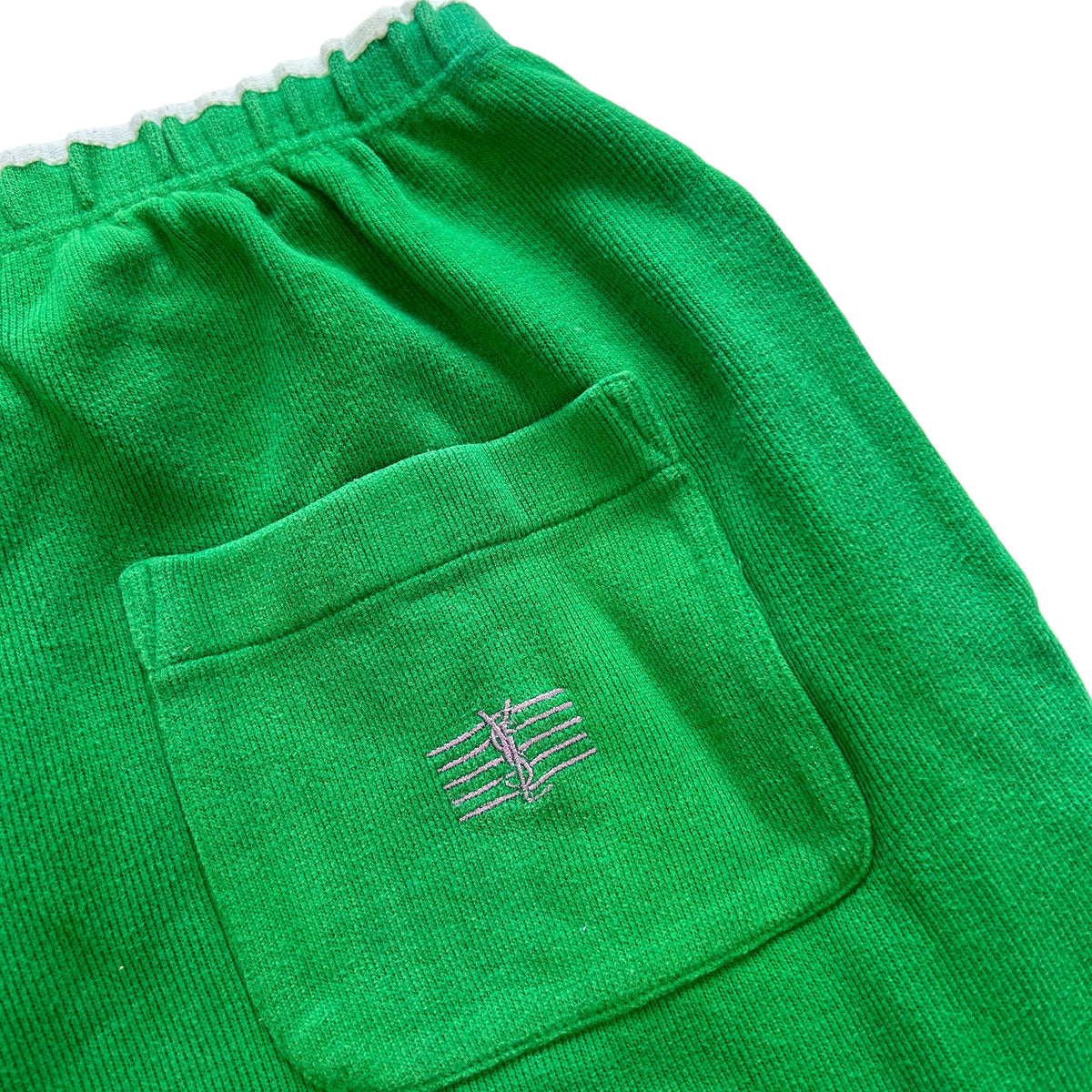Vintage YSL Yves Saint Laurent Sweat Pant Shorts Size XL