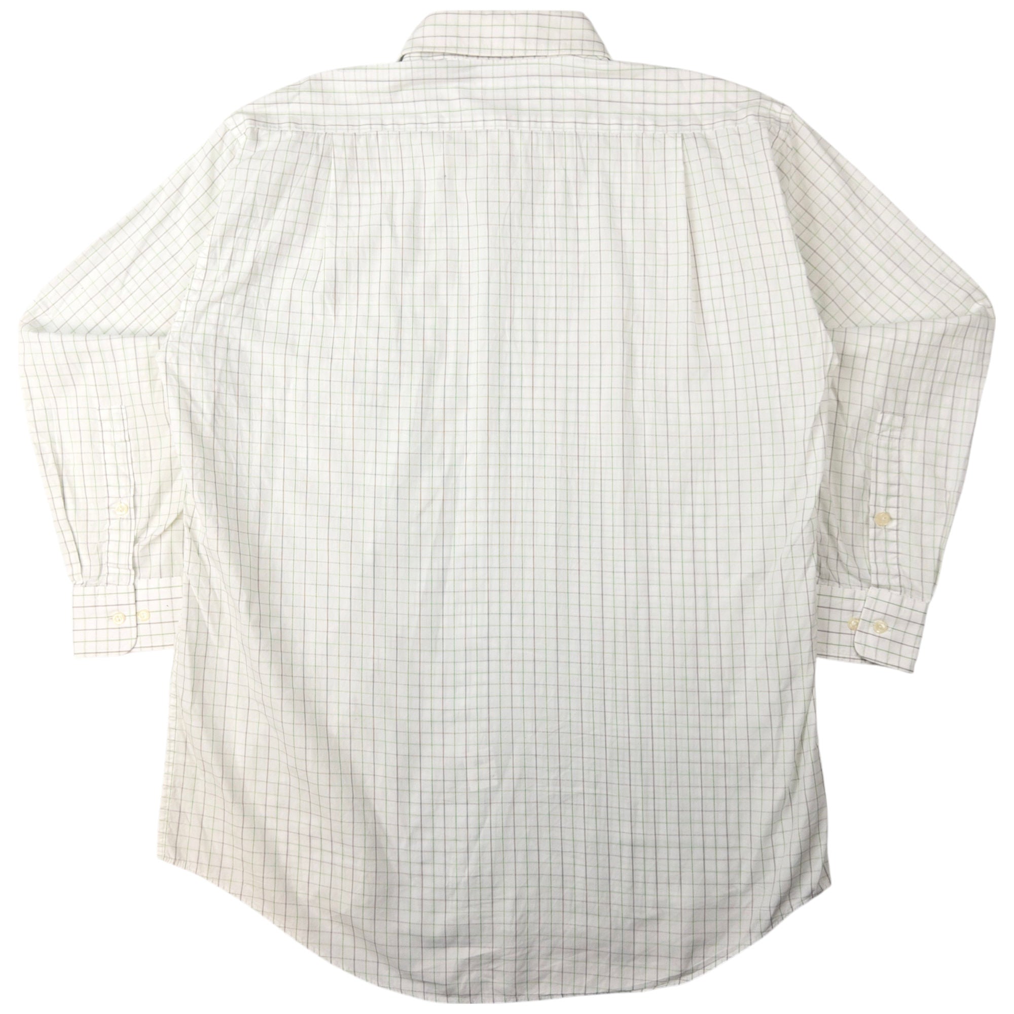 Vintage Issey Miyake Checkered Long Sleeve Button Up Shirt Size M