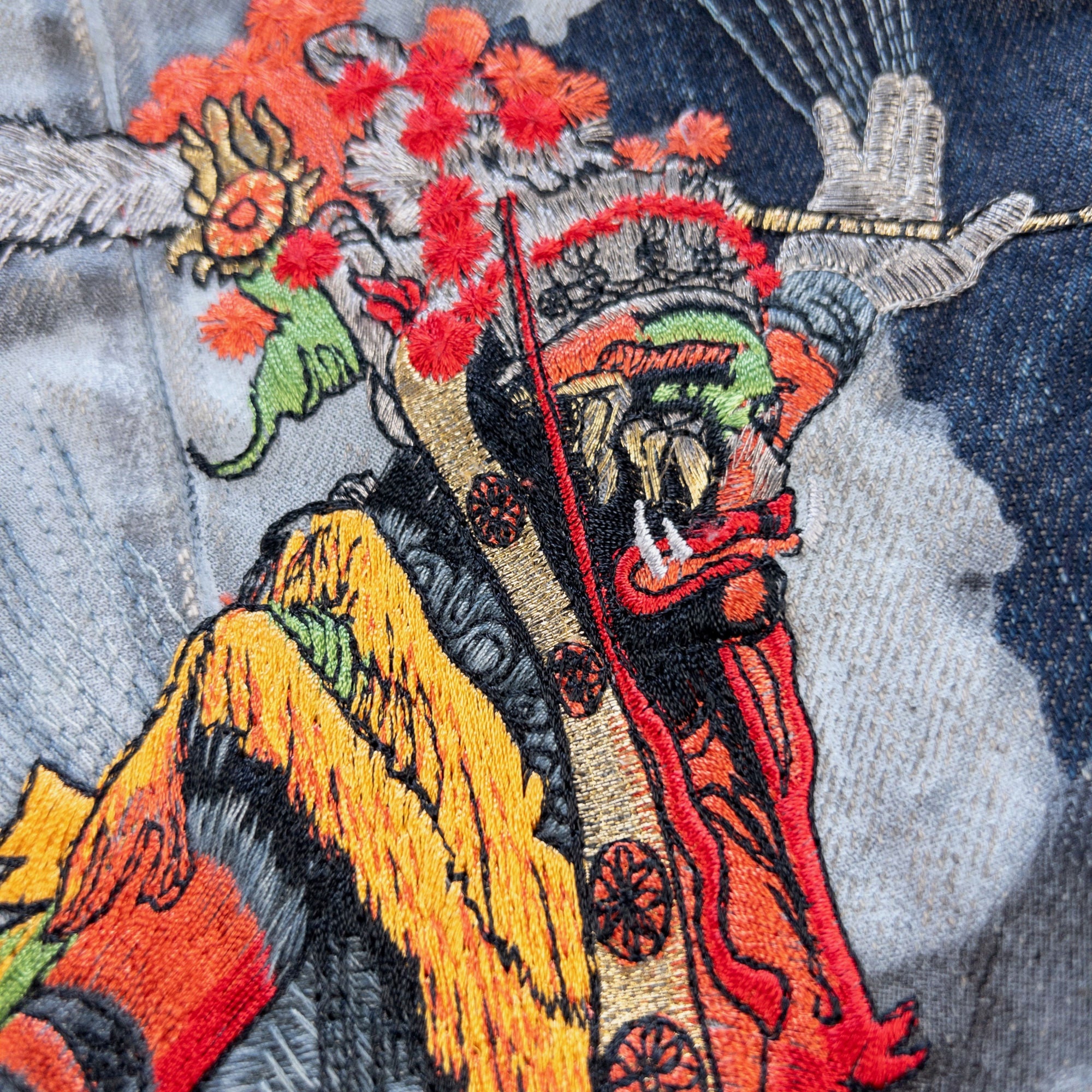 Vintage Geisha Japanese Denim Shorts Size W28