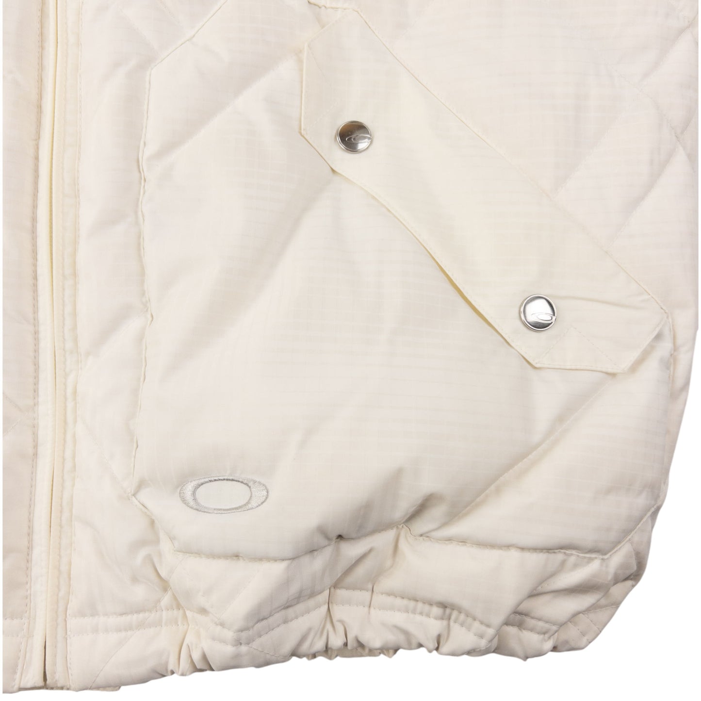 Vintage Oakley Quilted Zip Up Gilet Size L