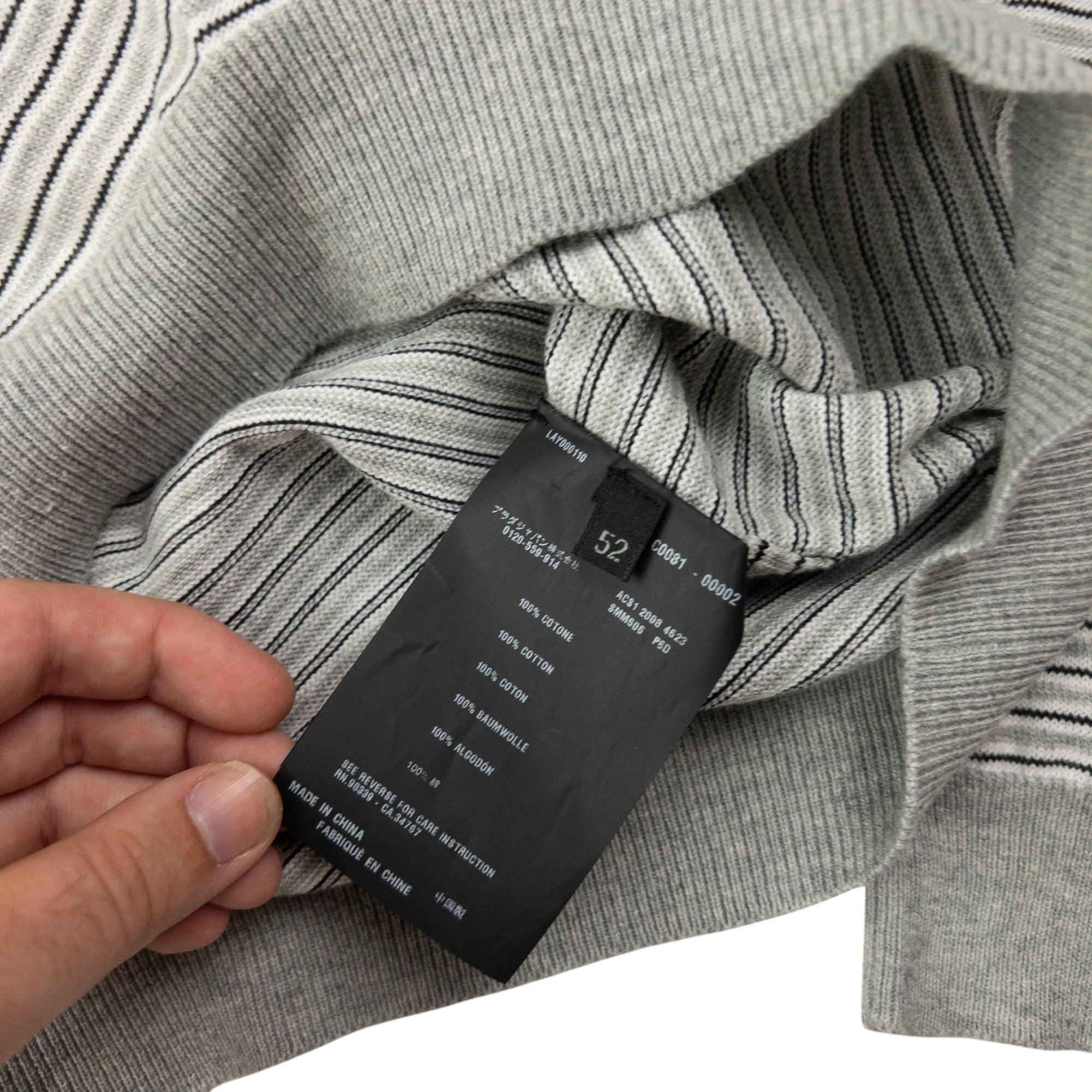 Vintage Prada Sport Striped Jumper Size M
