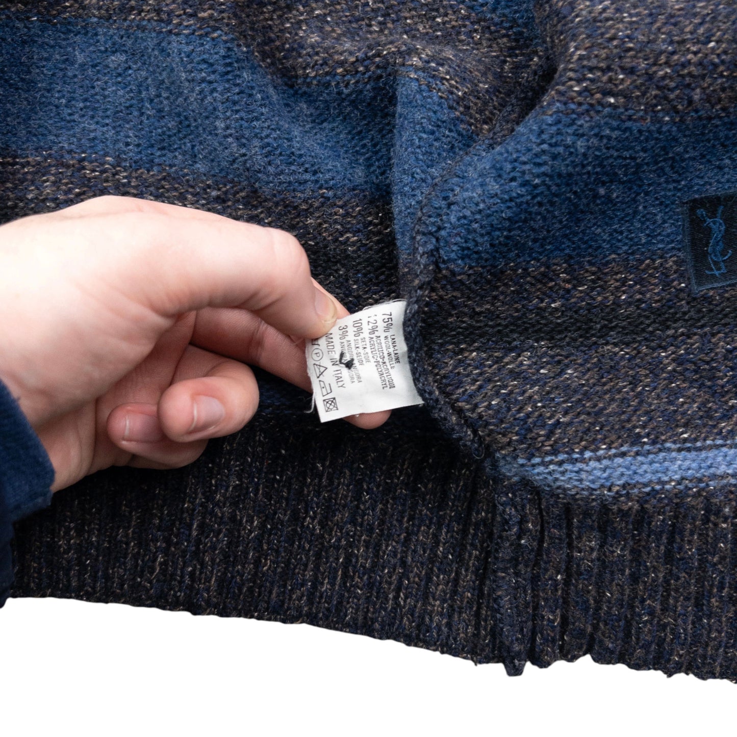 Vintage 90s YSL Yves Saint Laurent Wool Knit Button Up Cardigan Size XL