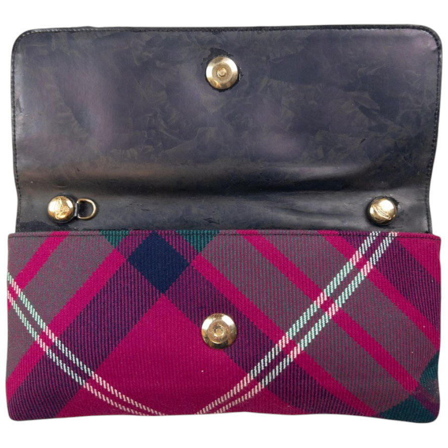 Vintage Vivienne Westwood Tartan Clutch Bag