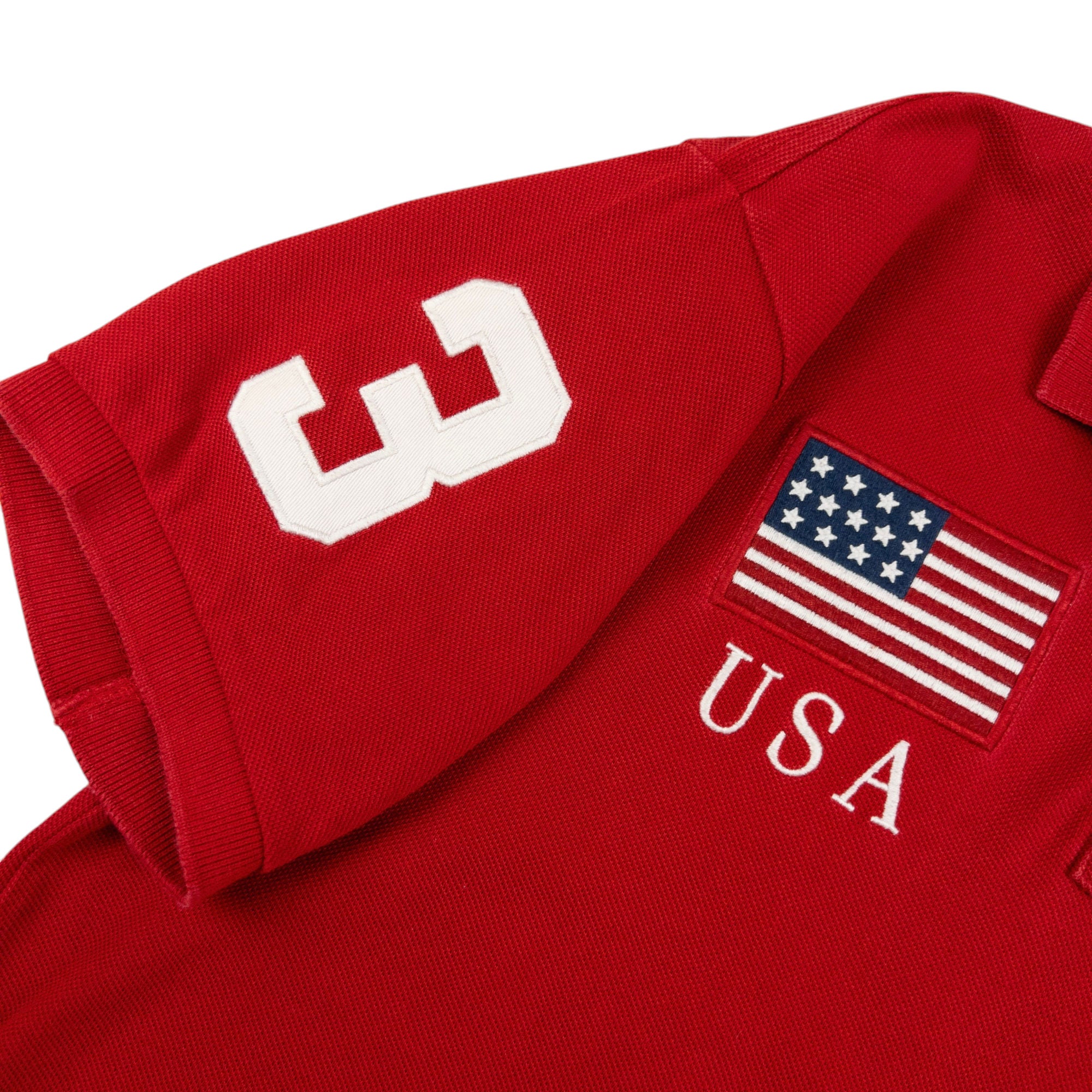 Vintage Polo Ralph Lauren USA Polo Shirt Size M
