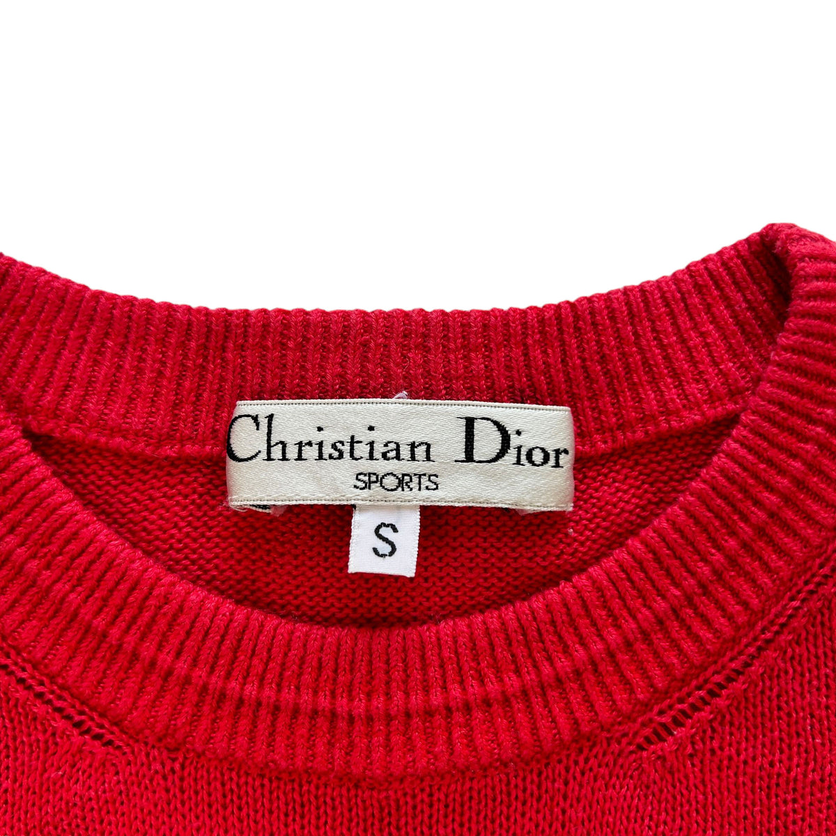 Vintage Christian Dior Sports Knit Jumper Woman&#39;s Size S