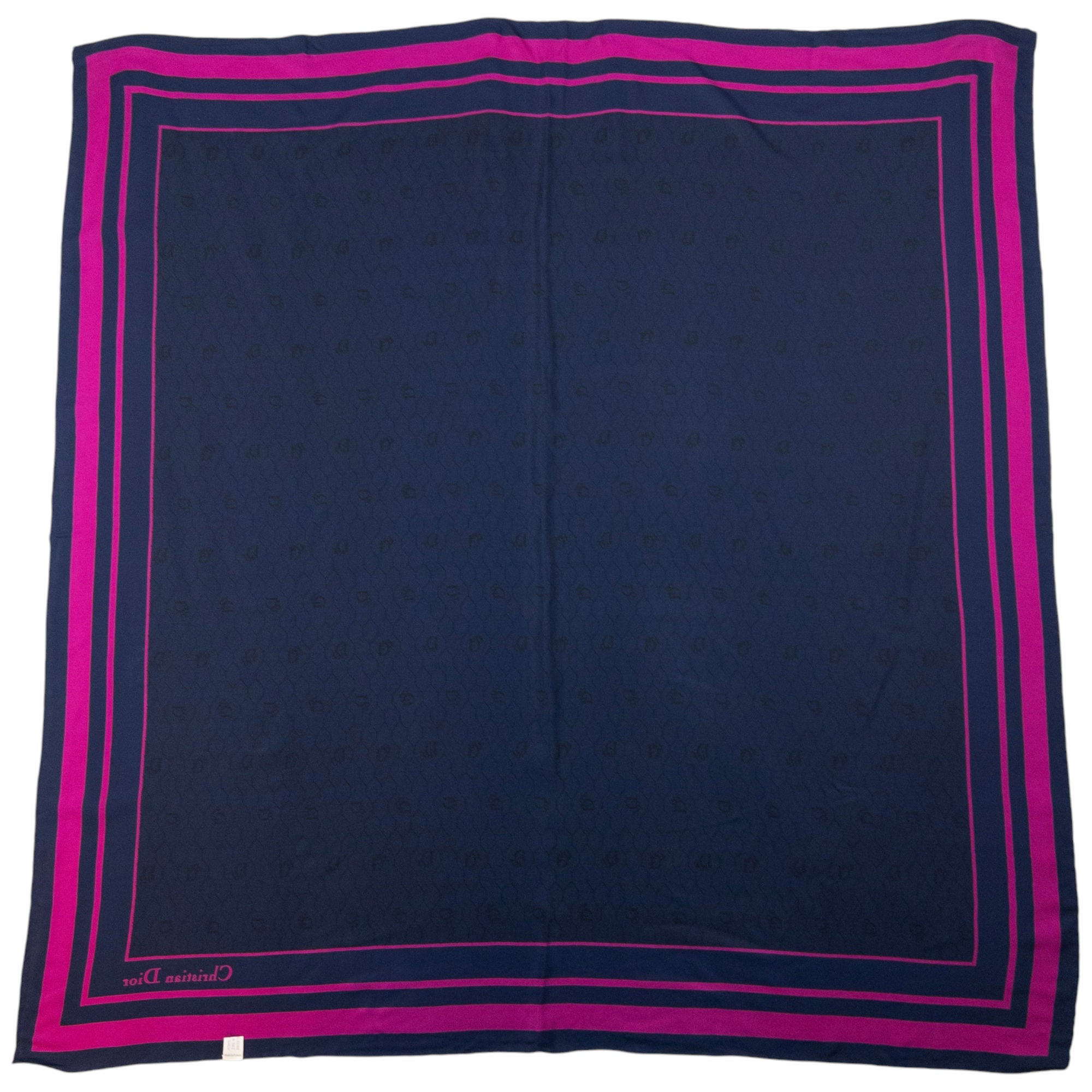 Vintage Dior Monogram Silk Scarf