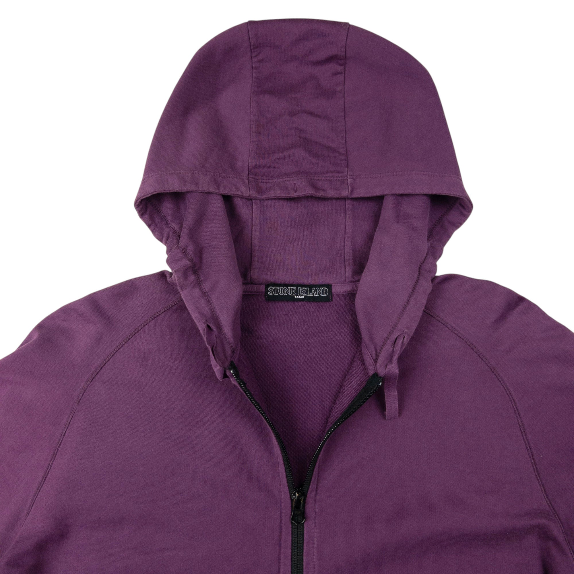 Vintage Stone Island Zip Up Hoodie Size L