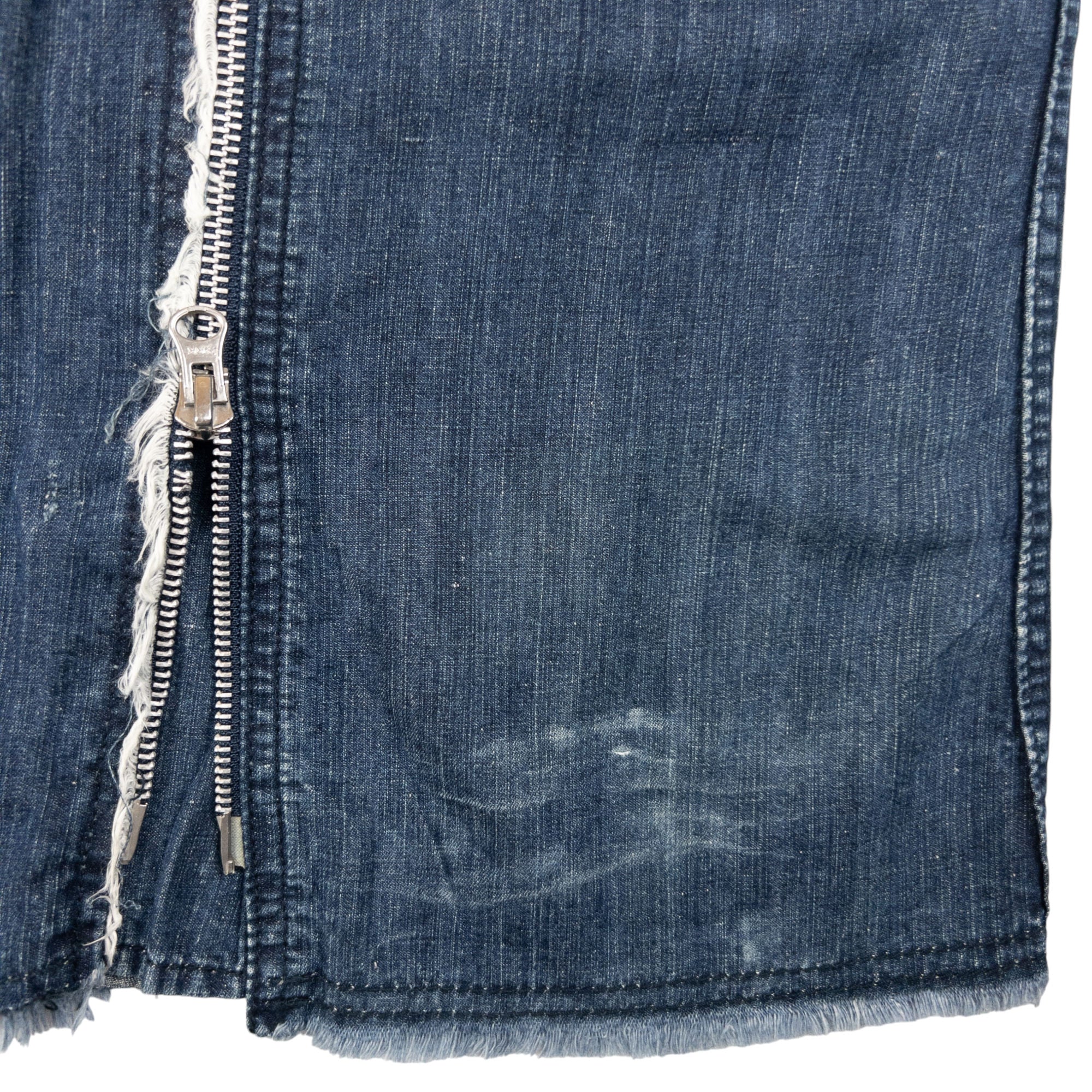 Vintage Cabane De Zucca By Issey Miyake Denim Skirt Womens Size W32