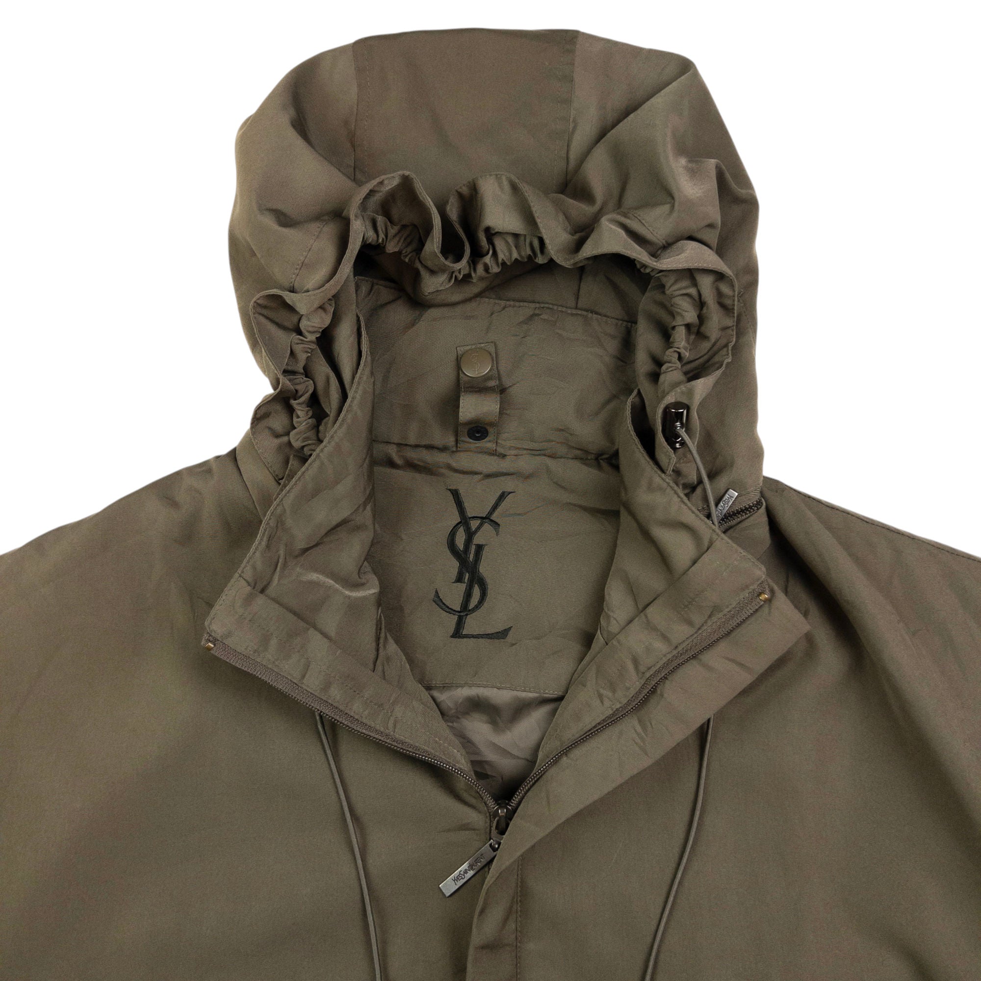 Vintage YSL Yves Saint Laurent Zip Up Jacket Size XL
