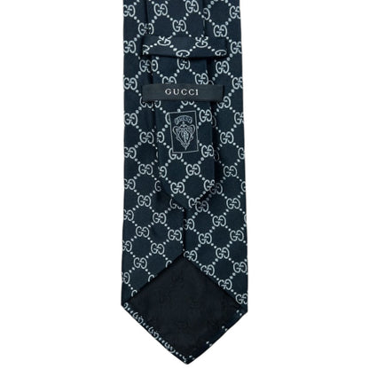 Vintage Gucci Monogram Silk Tie