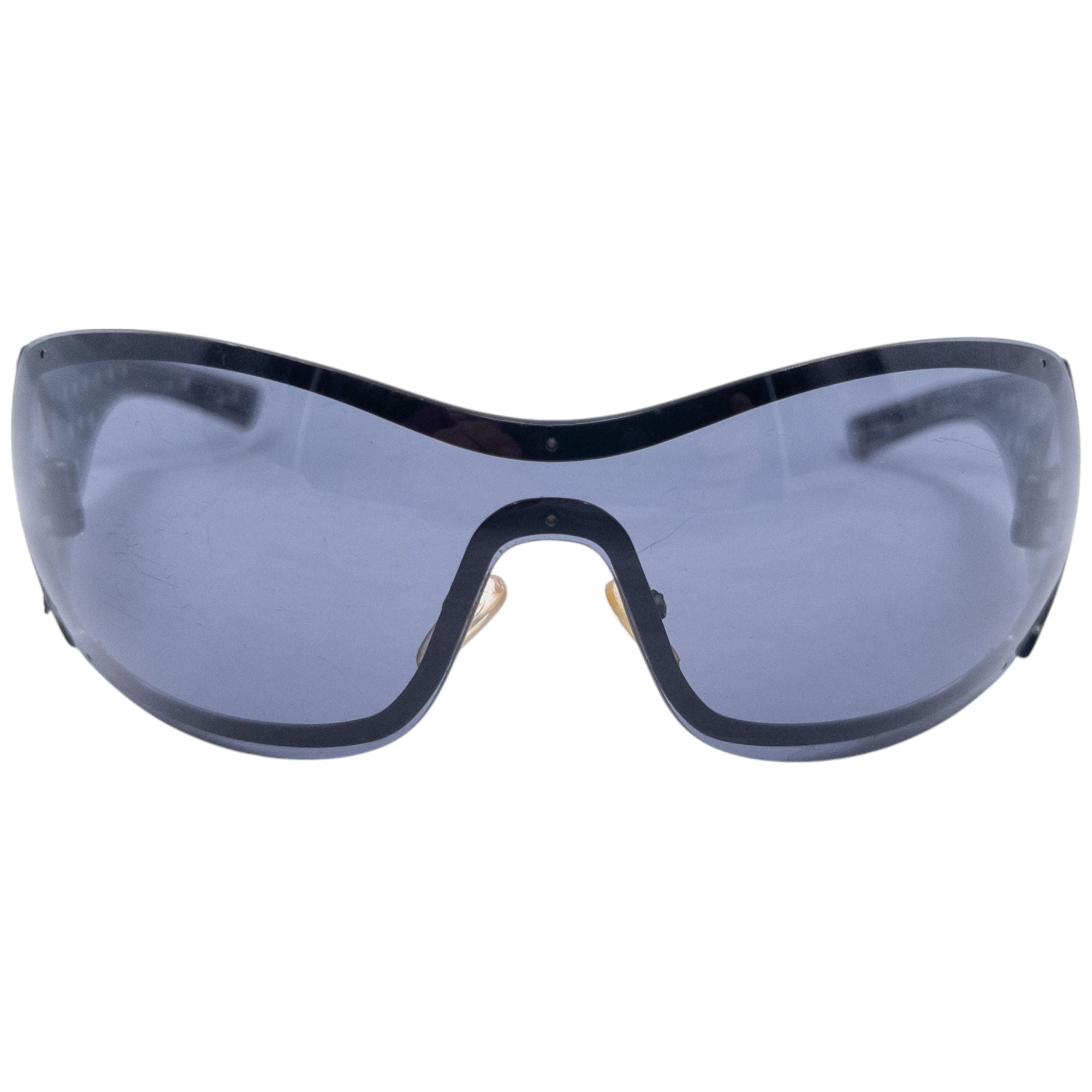 Vintage Dior Polka Dot Shield Sunglasses