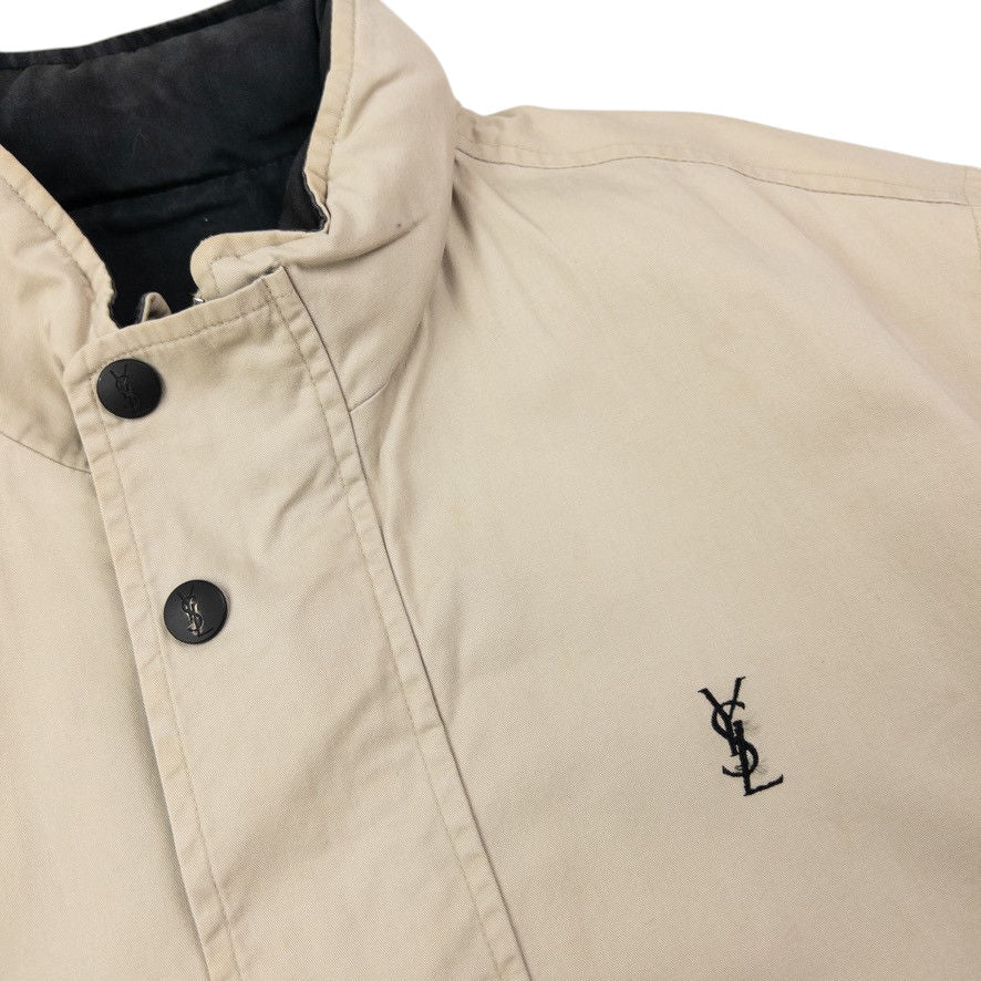 Vintage YSL Yves Saint Laurent Zip Up Jacket Size M