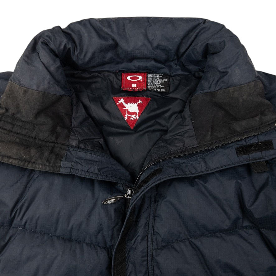 Vintage Oakley Zip Up Puffer Snowboarding Jacket Size L