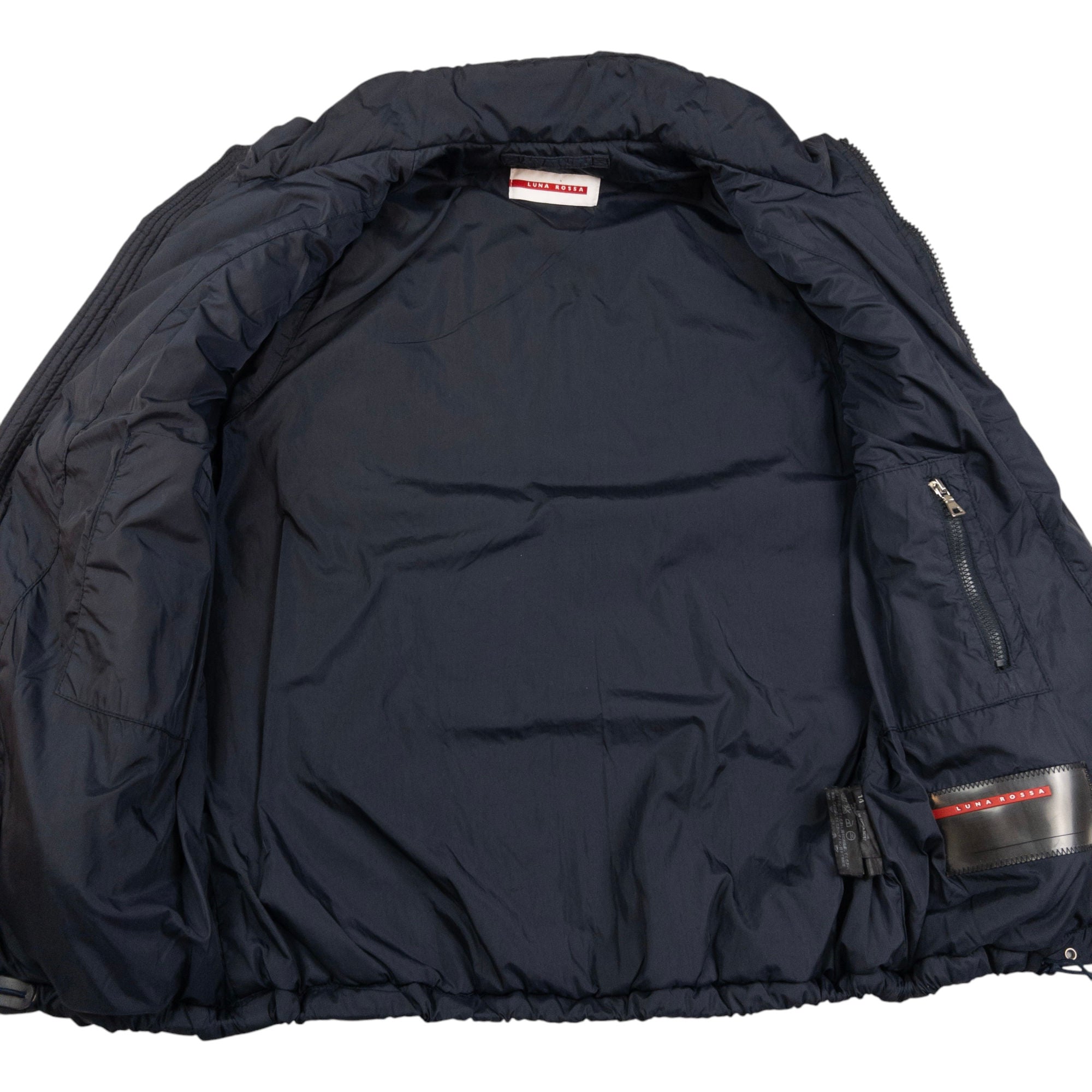 Vintage Prada Sport Luna Rossa Zip Up Puffer Gilet Size S
