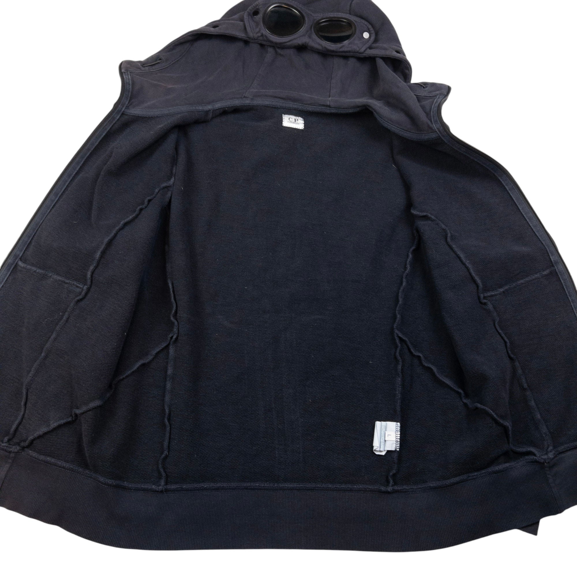 CP Company Goggle Hood Zip Up Hoodie Size M