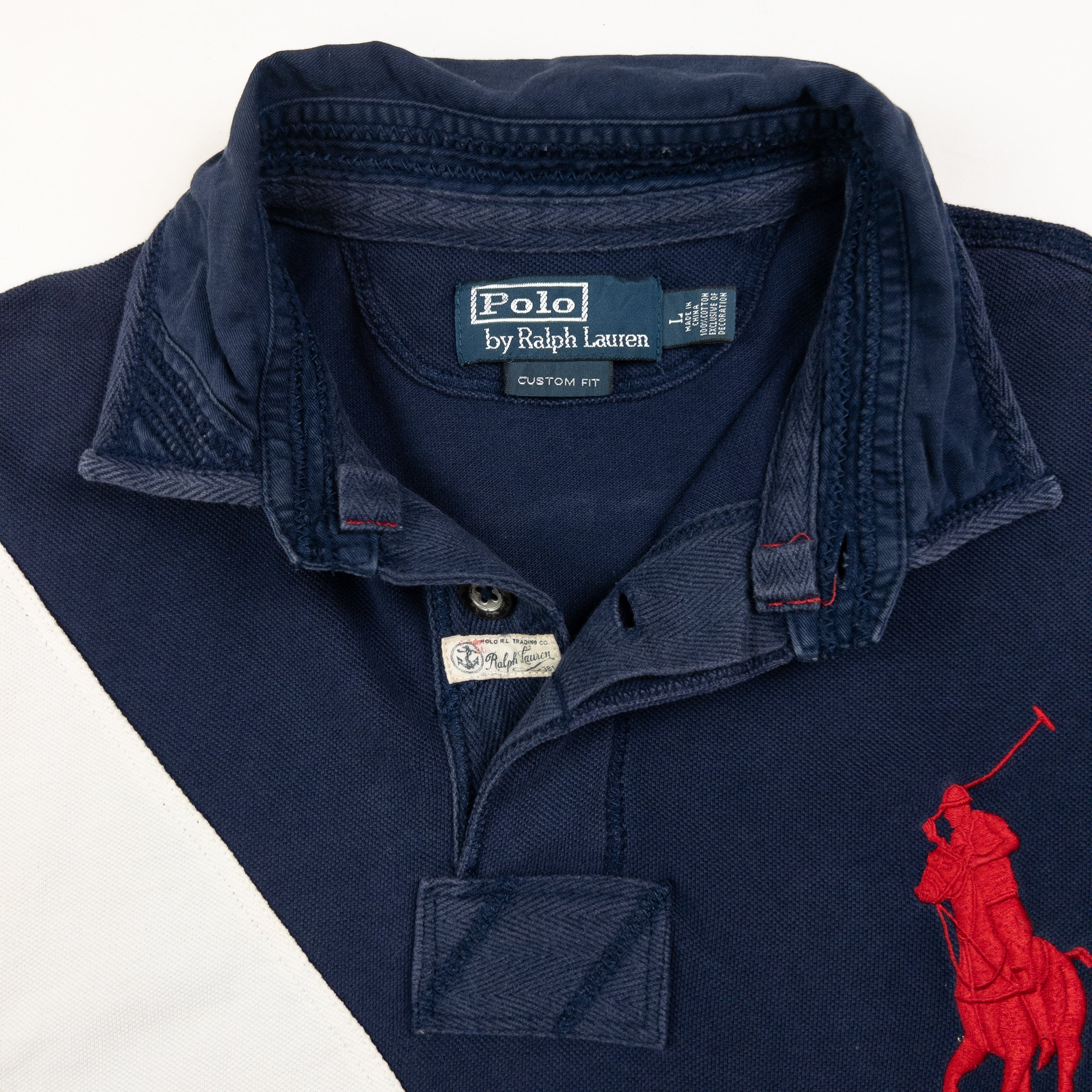 Vintage Polo Ralph Lauren R.L.P.C Yacht Club Polo Shirt Size M