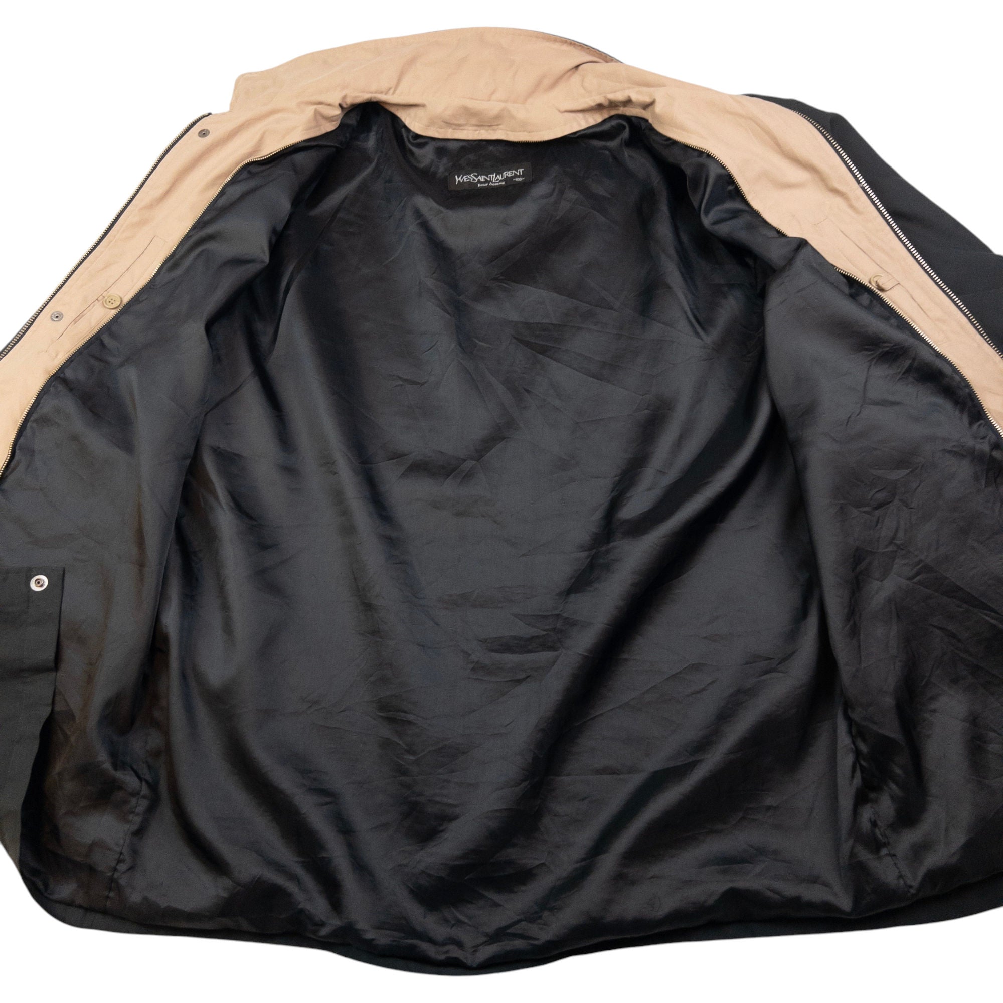 Vintage YSL Yves Saint Laurent Zip Up Jacket Size L