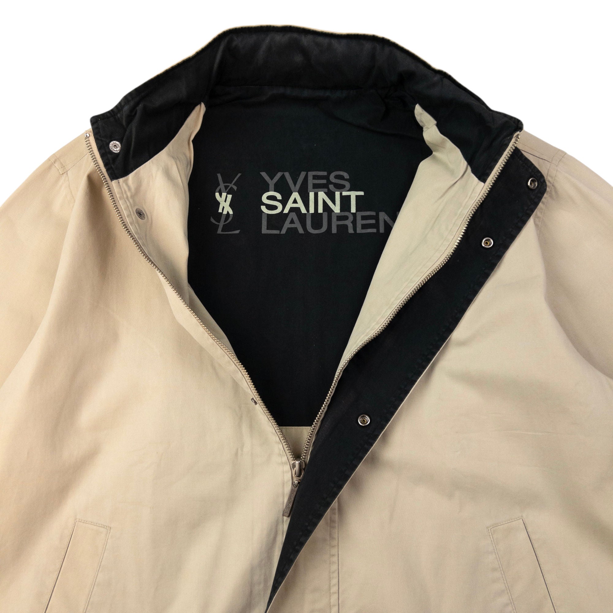 Vintage YSL Yves Saint Laurent Zip Up Jacket Size M
