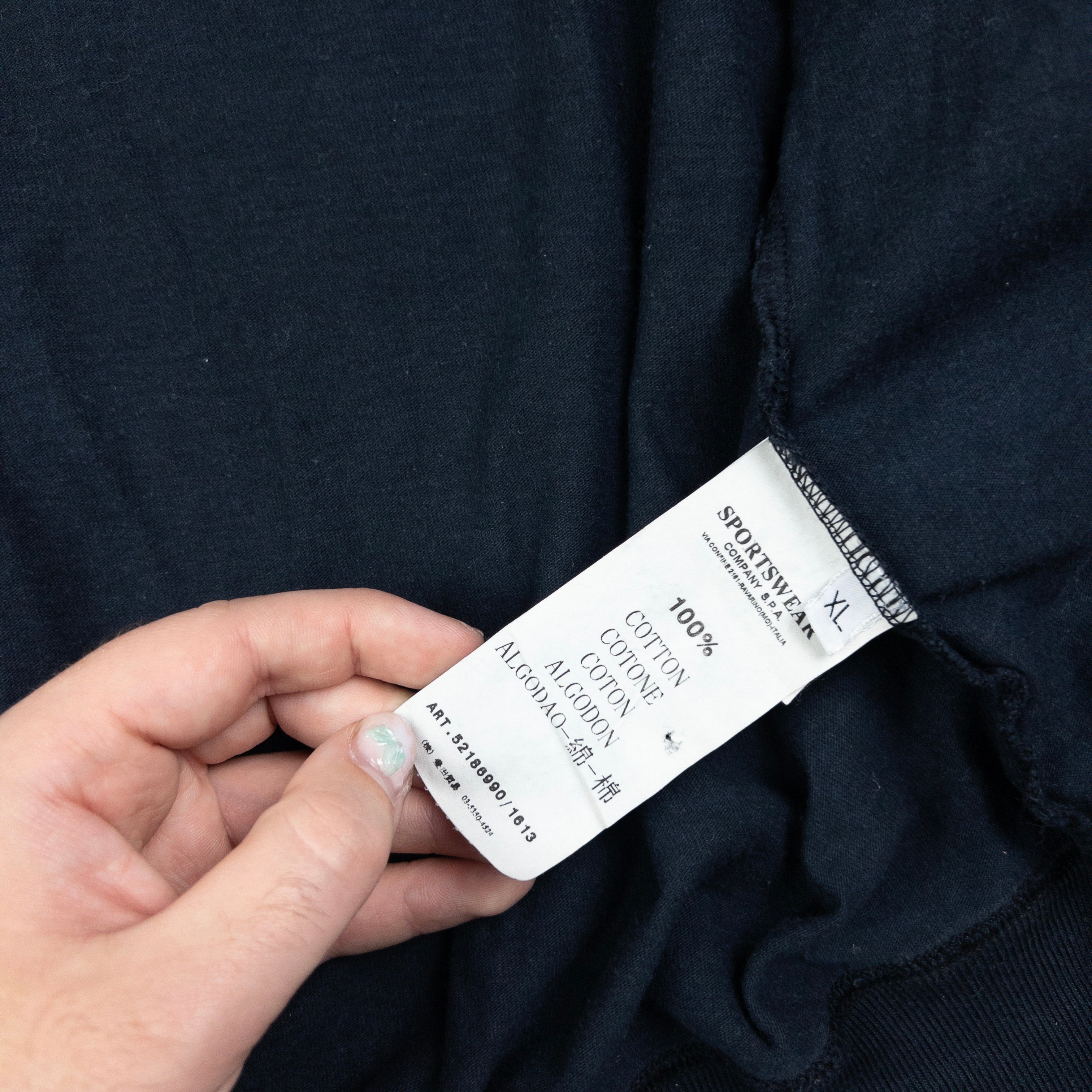 Vintage CP Company Zip Up Cargo Hoodie Size XL