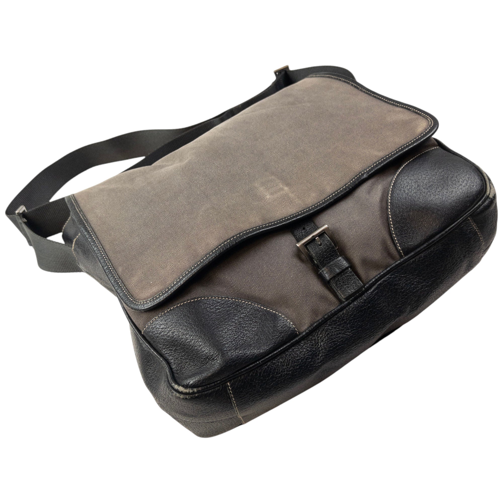 Vintage Prada Crossbody Messenger Bag