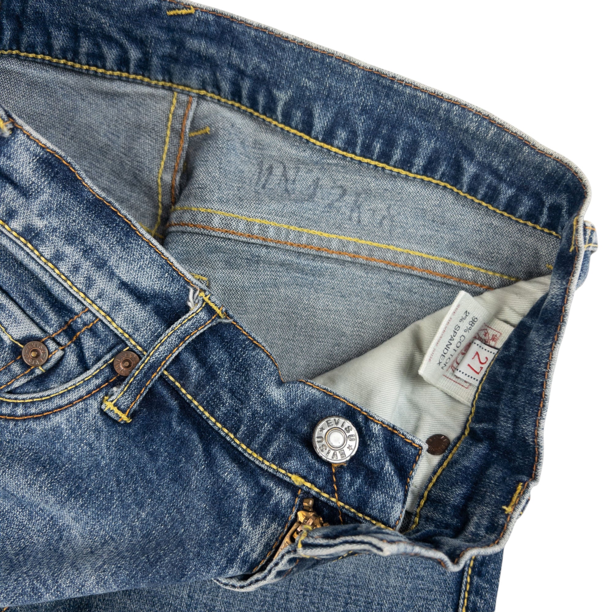 Vintage Evisu Double Gull Japanese Denim Jeans Women's Size W27
