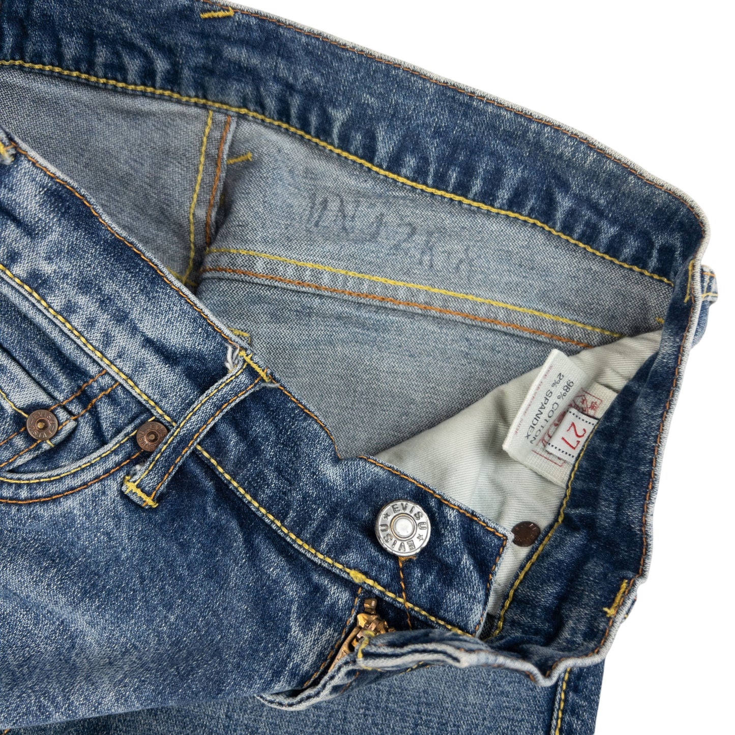 Vintage Evisu Double Gull Japanese Denim Jeans Women's Size W27