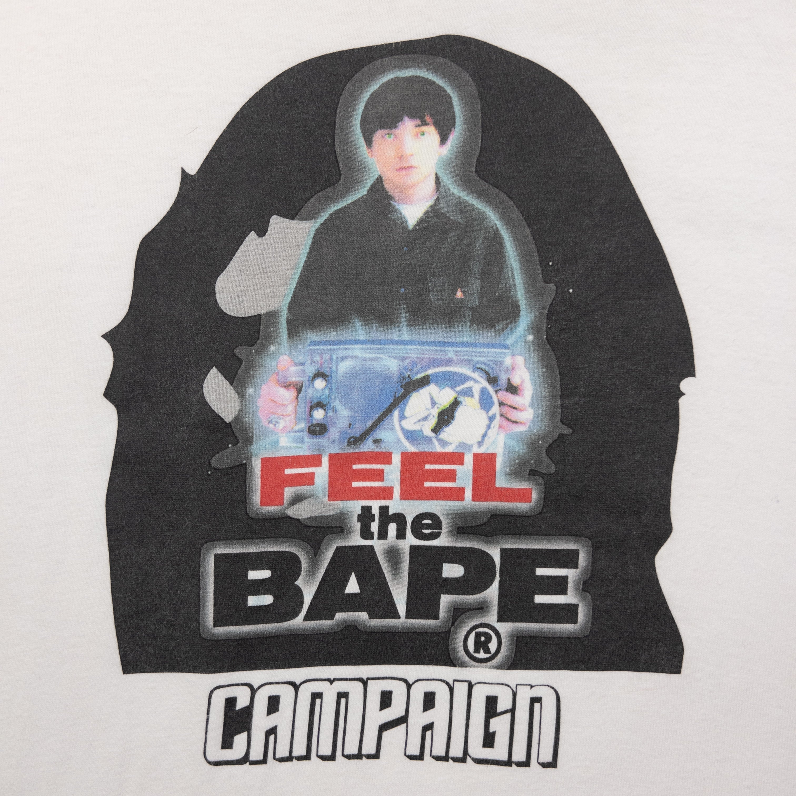 Vintage Bape Archive Collection Feel The Bape Campaign T Shirt Size XS