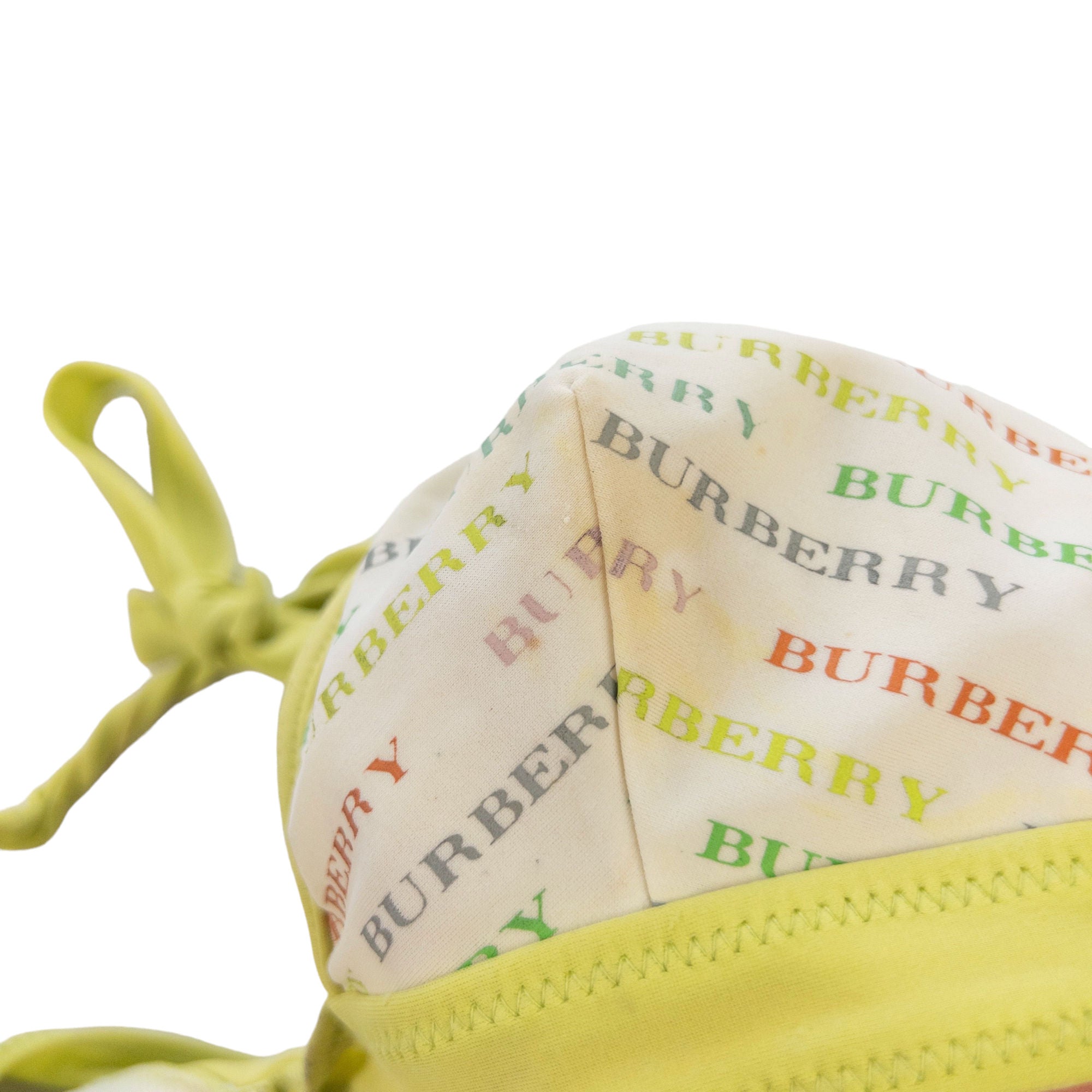 Vintage Burberry Monogram Bikini Women's Size L