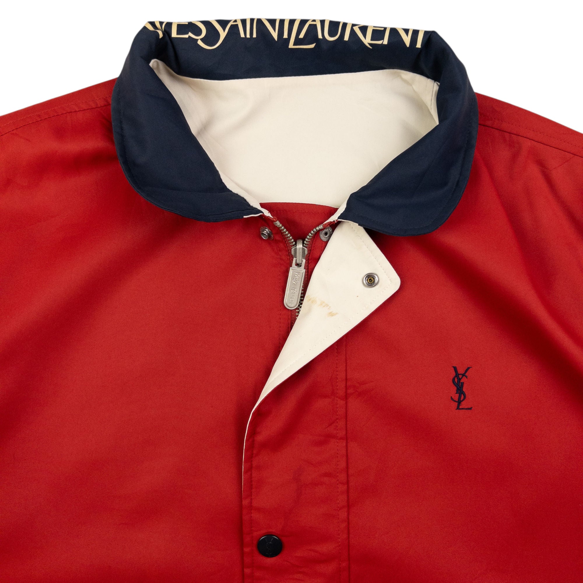 Vintage YSL Yves Saint Laurent Reversible Jacket Size XL