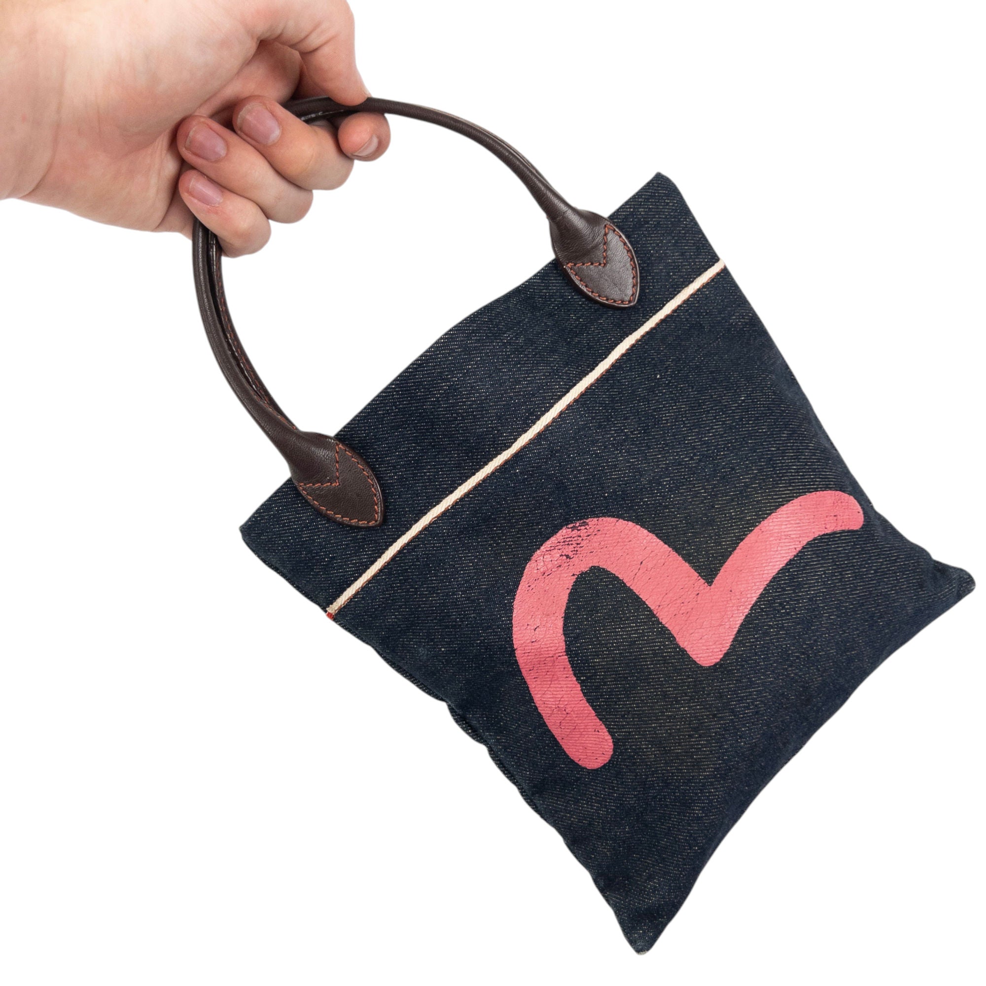 Vintage Evisu Gull Japanese Denim Handbag