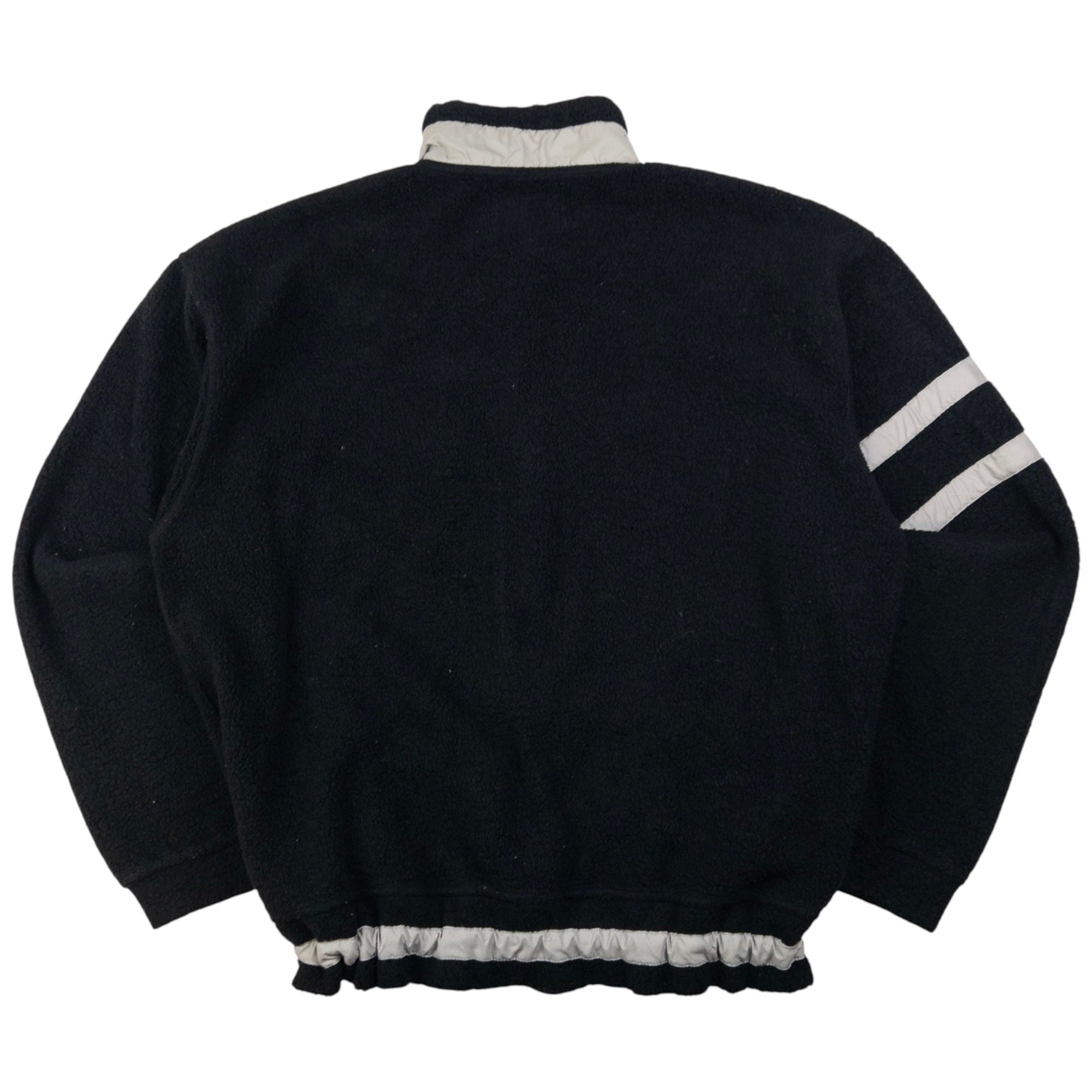 Vintage Armani Jeans Zip Up Fleece Jacket Size XL