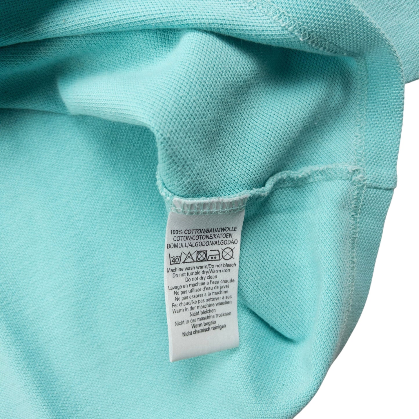 Vintage Burberry Crest Long Sleeve Polo Shirt Size XL