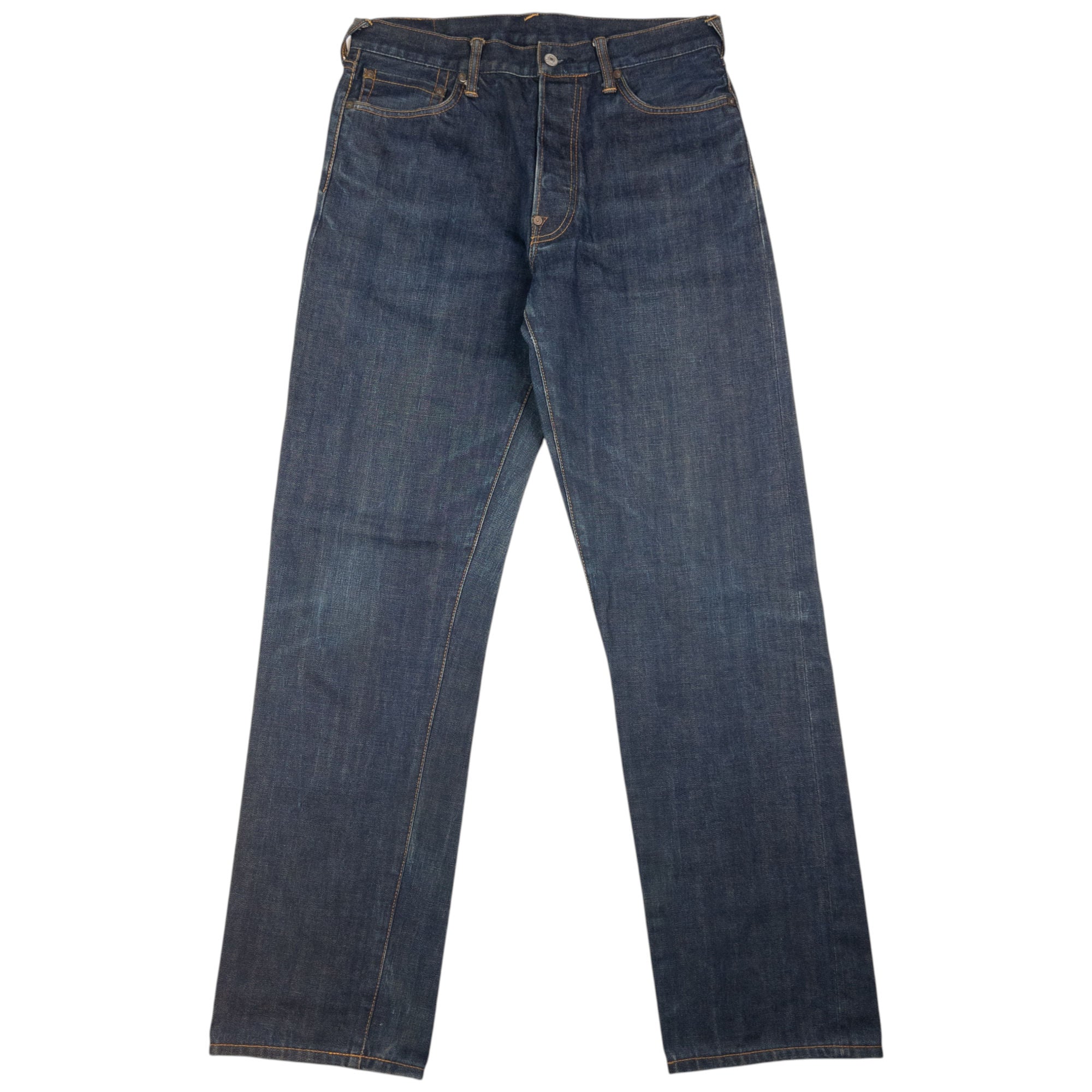 Vintage Evisu Double Gull Embroidered Japanese Denim Jeans Size W32
