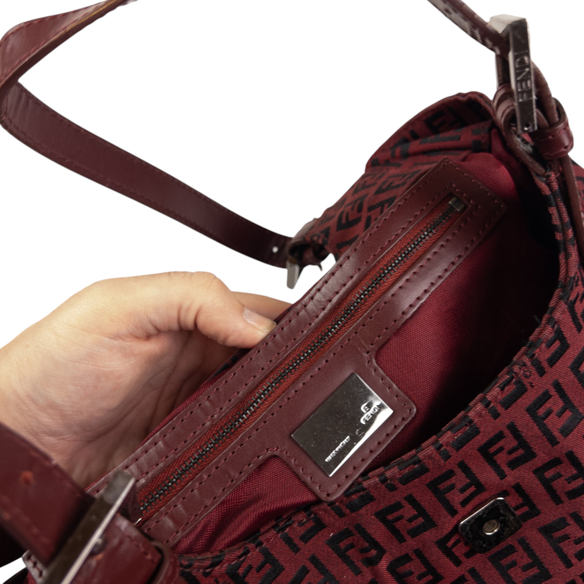 Vintage Fendi Monogram Shoulder Bag