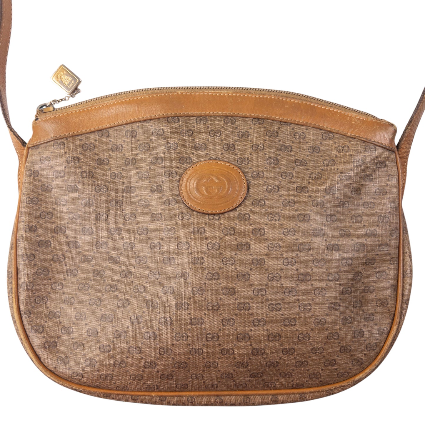 Vintage Gucci Monogram Crossbody Bag