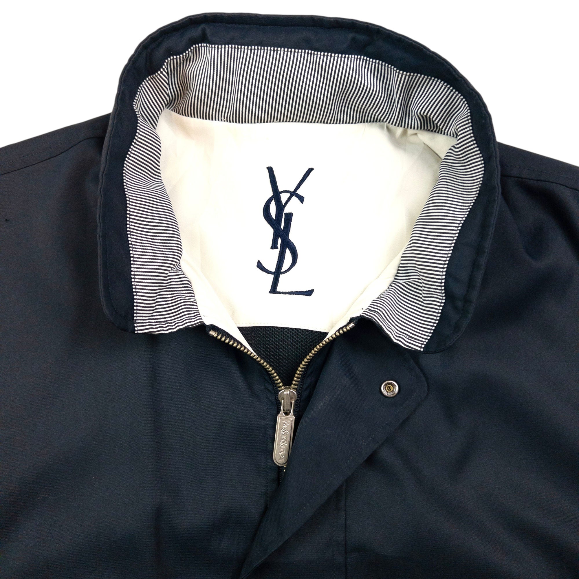Vintage YSL Yves Saint Laurent Zip Up Jacket Size XL