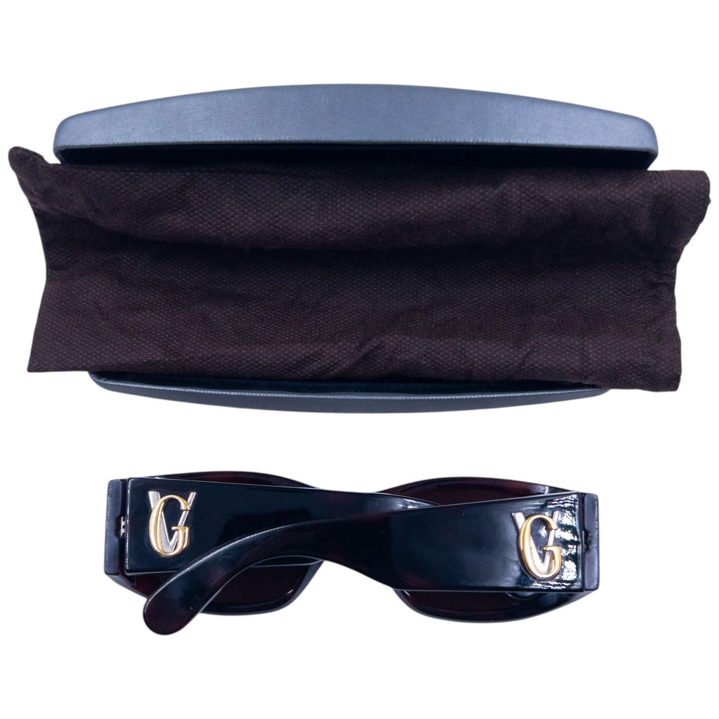 Vintage 90s Gianni Versace Tortoise Shell Sunglasses