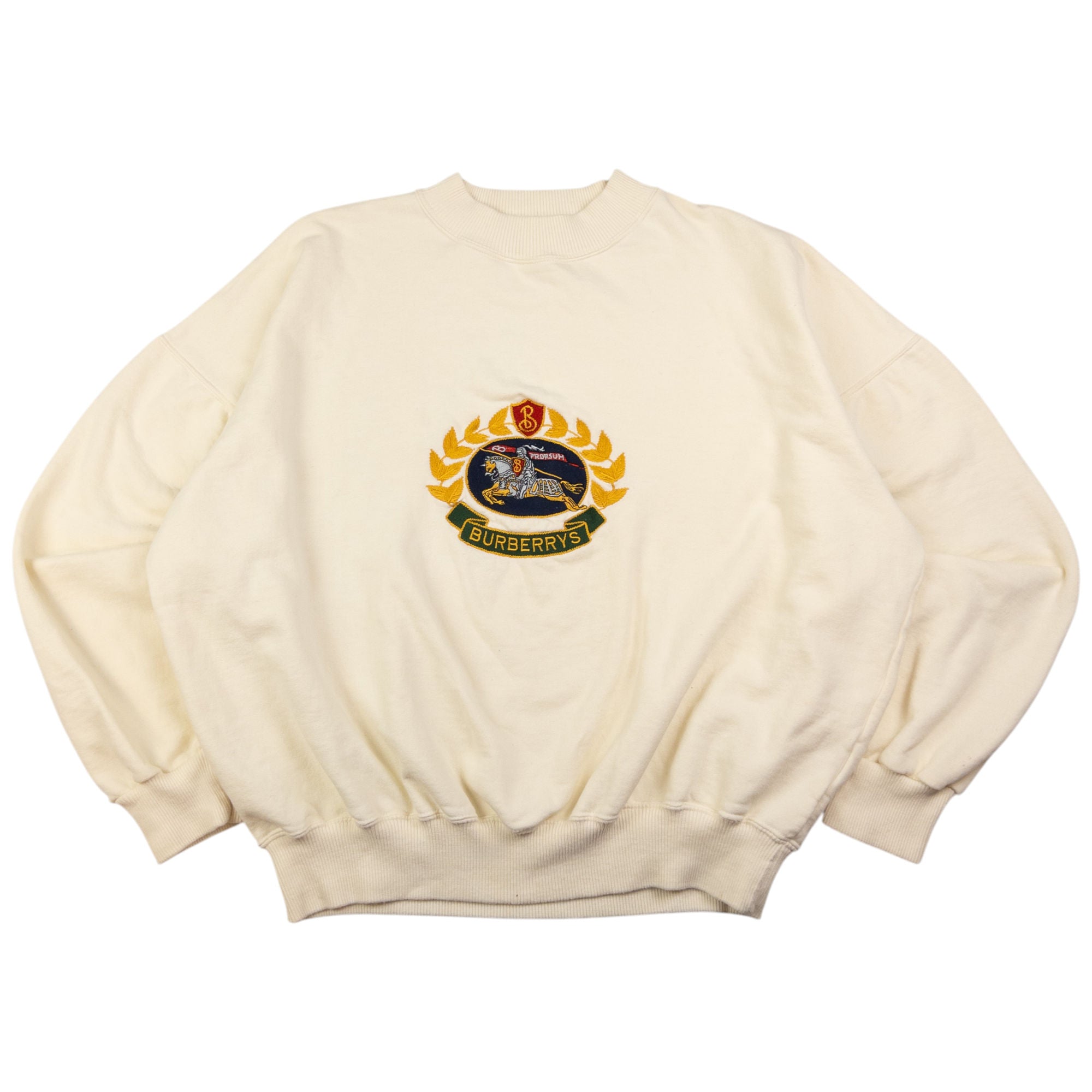 Vintage Burberry Embroidered Sweatshirt Size M