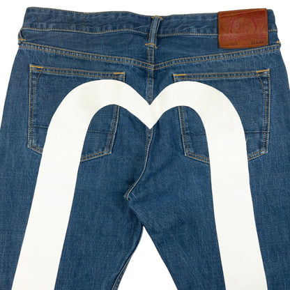 Vintage Evisu Daicock Japanese Denim Jeans Size W35