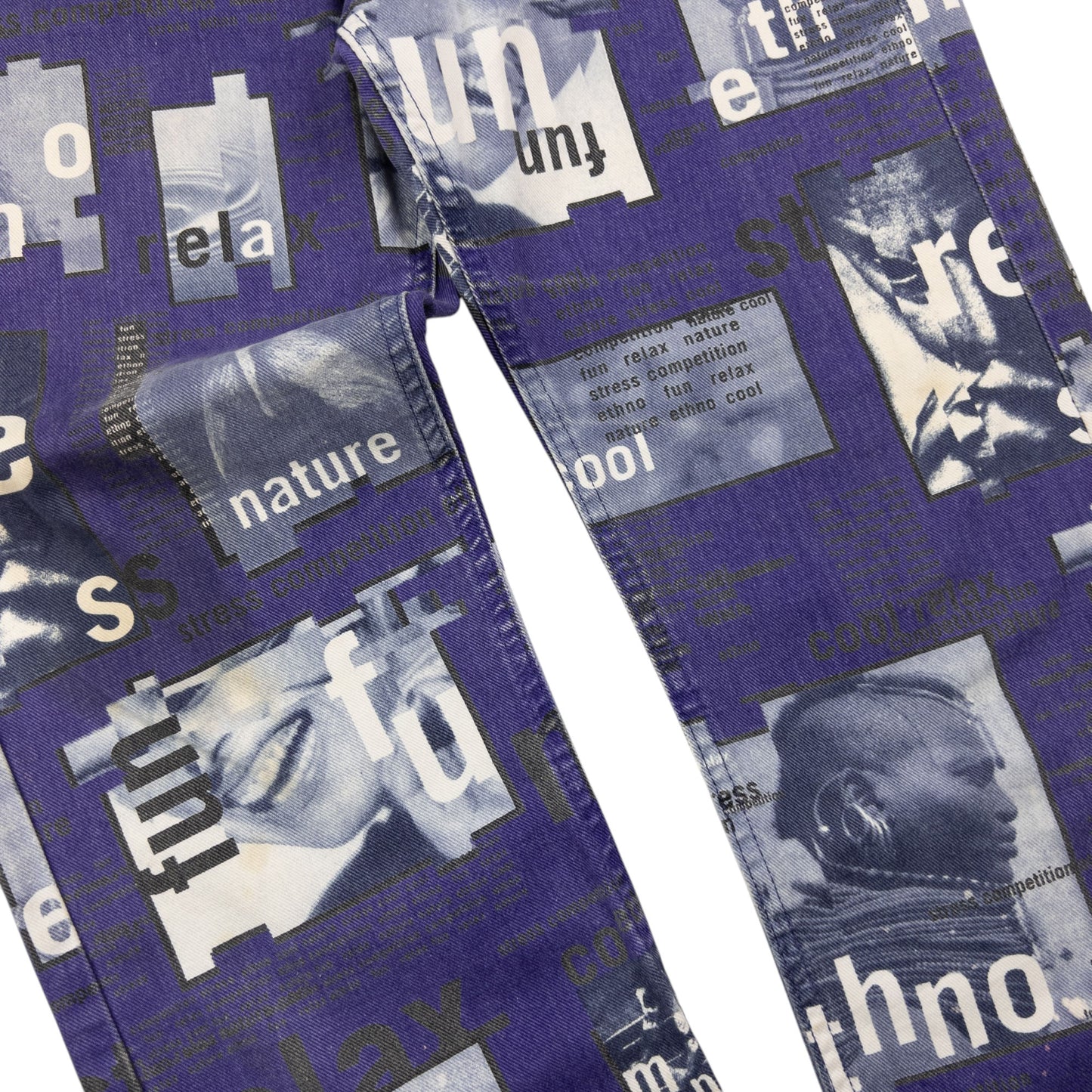 Vintage Moschino Jeans Graphic Print Jeans Size W26