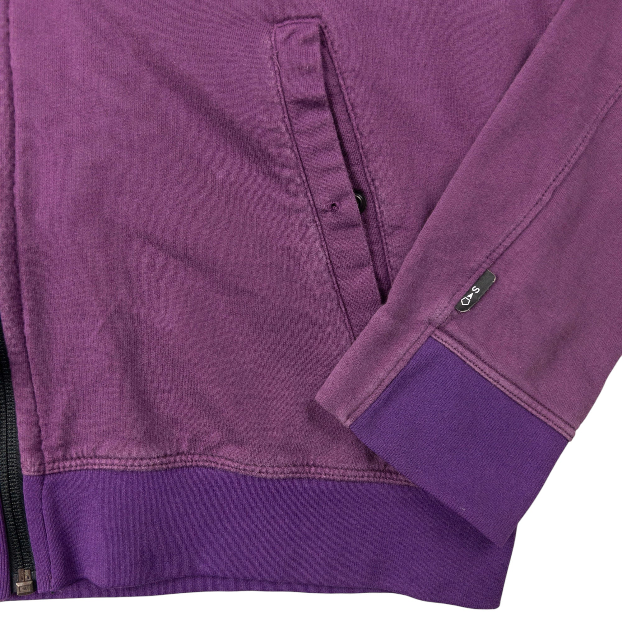 Vintage Stone Island Zip Up Hoodie Size L