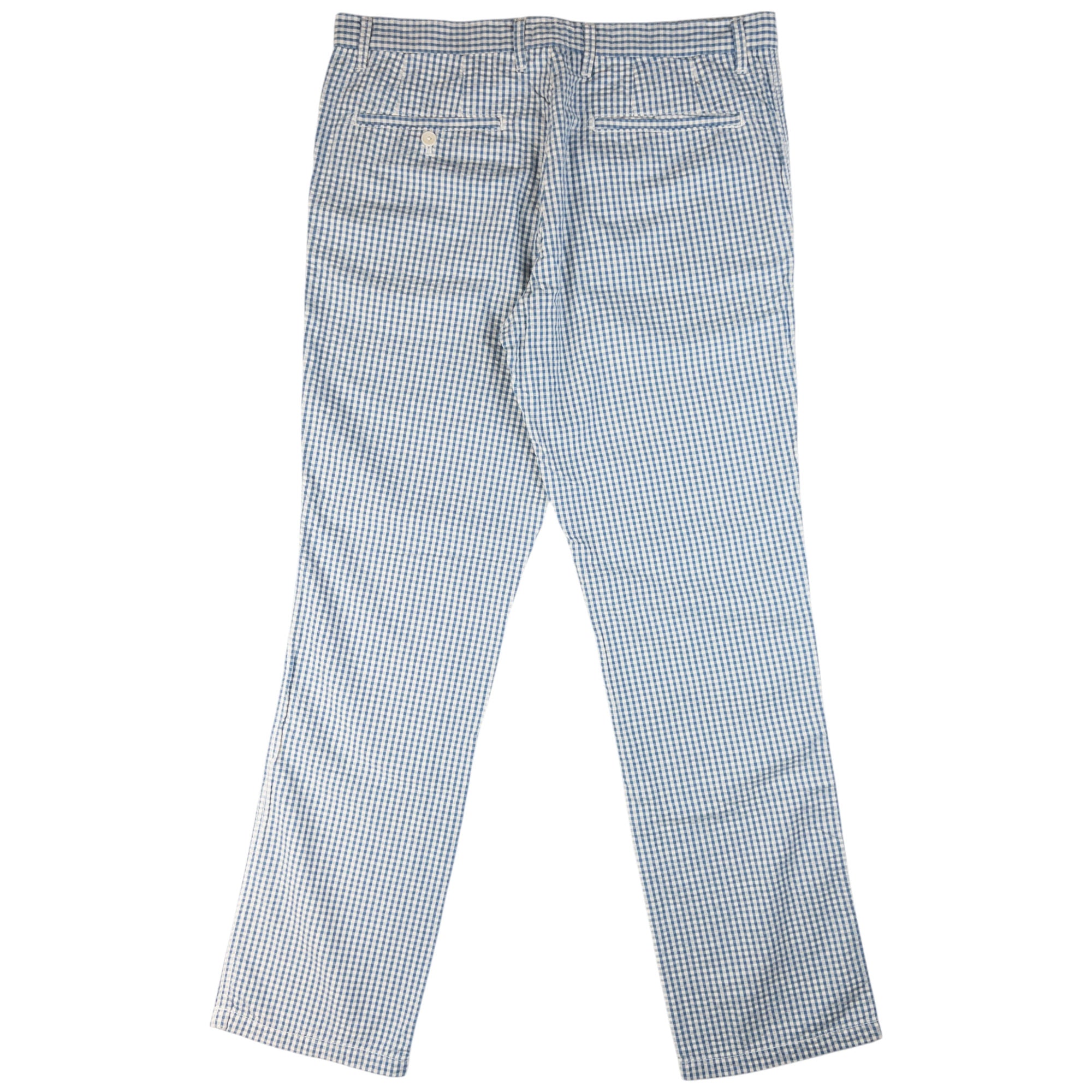 Vintage Final Home Gingham Check Trousers Size W34
