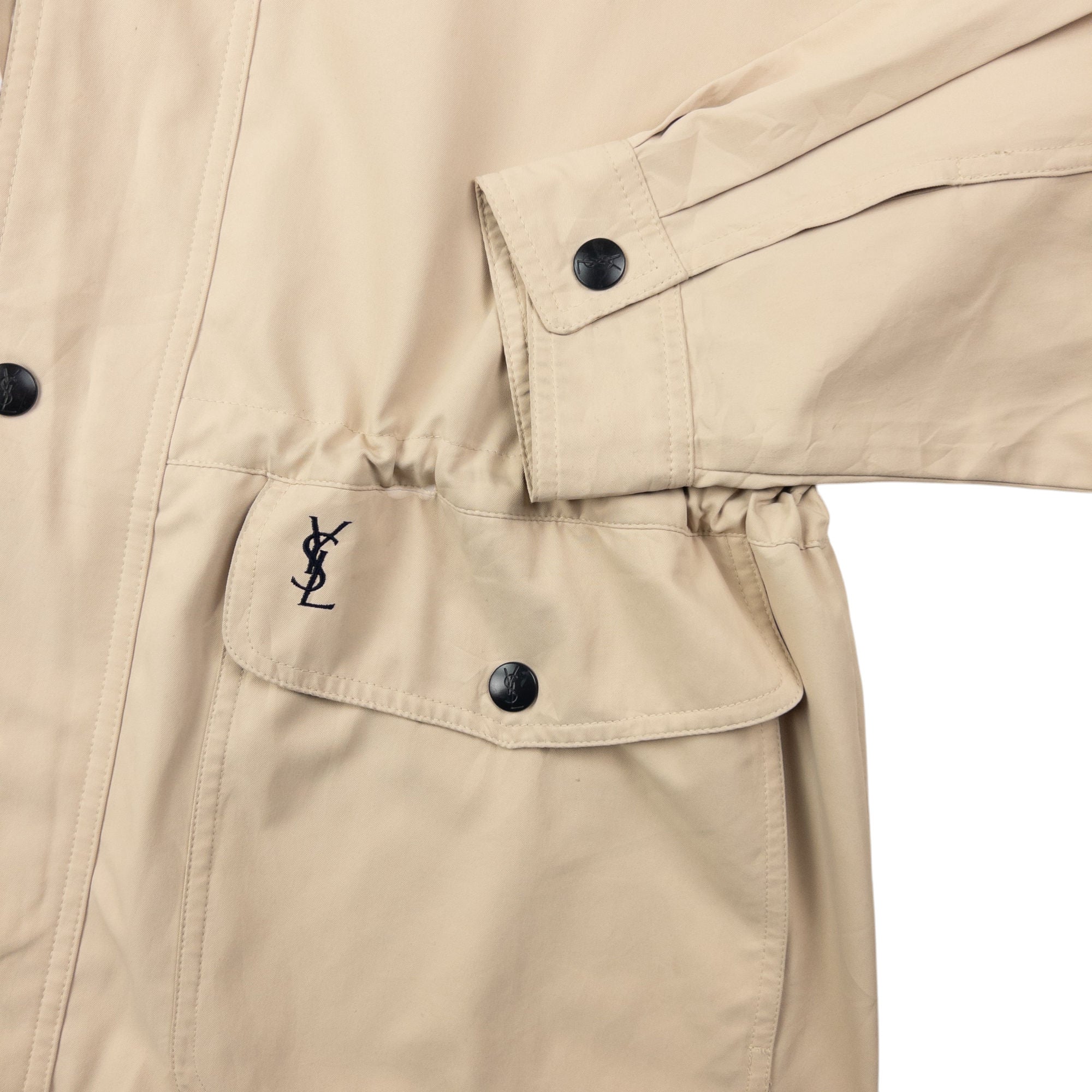 Vintage YSL Yves Saint Laurent Zip Up Jacket Size XL