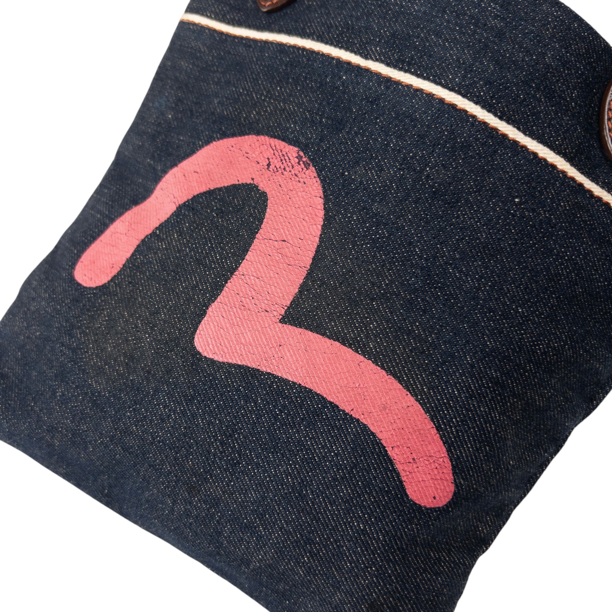 Vintage Evisu Gull Japanese Denim Handbag