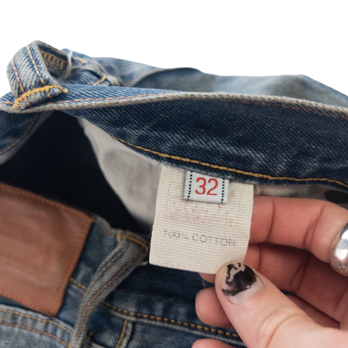 Vintage Evisu Multi Pocket Denim Jeans Size W31