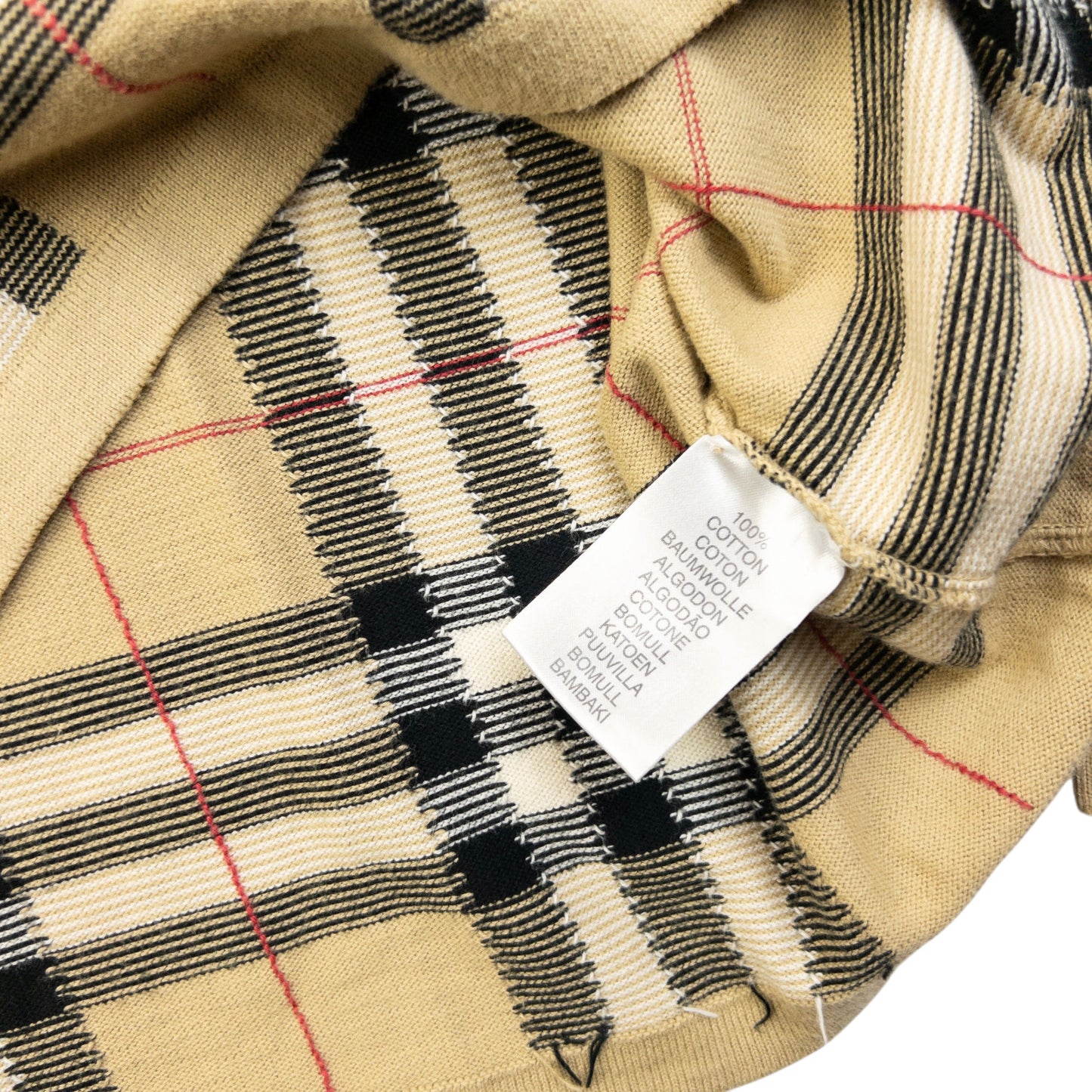 Vintage 2000s Burberry Nova Check Jumper Size M