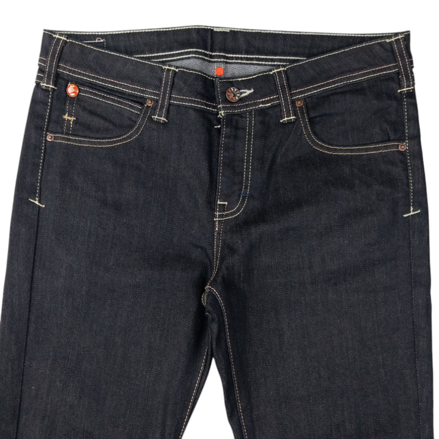 Vintage Puma X Evisu Double Gull Japanese Denim Jeans Size W32